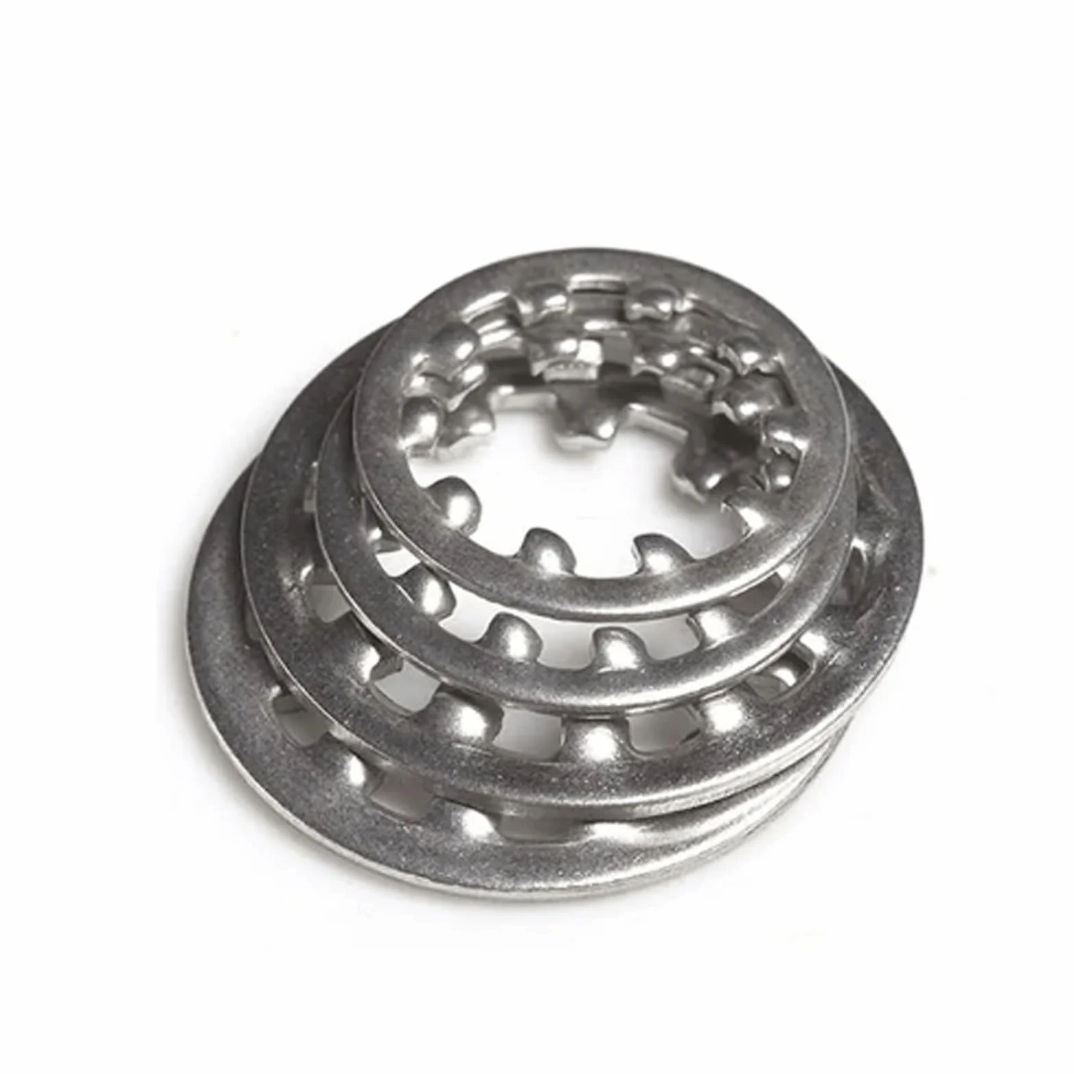 podkładki zębate blokujące, 100/200 szt. podkładek ząbkowanych ze stali nierdzewnej 304 M3-M6(200pcs M3)