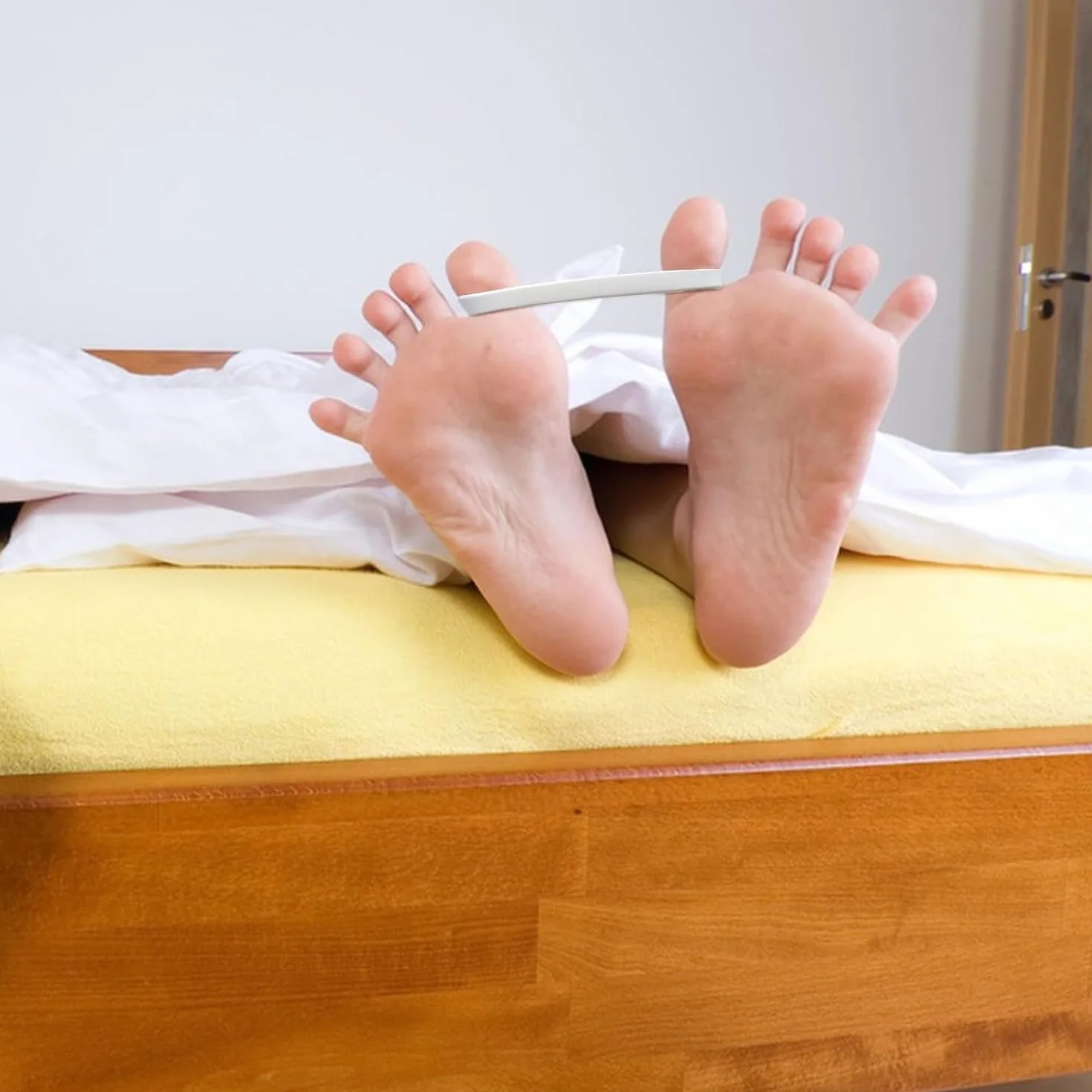 4 sztuki taśm treningowych na palucha koślawego dla kobiet i mężczyzn, do łagodzenia bólu piłki, łatwa w obsłudze i wygodna, czarna, niebieska, zielona, biała