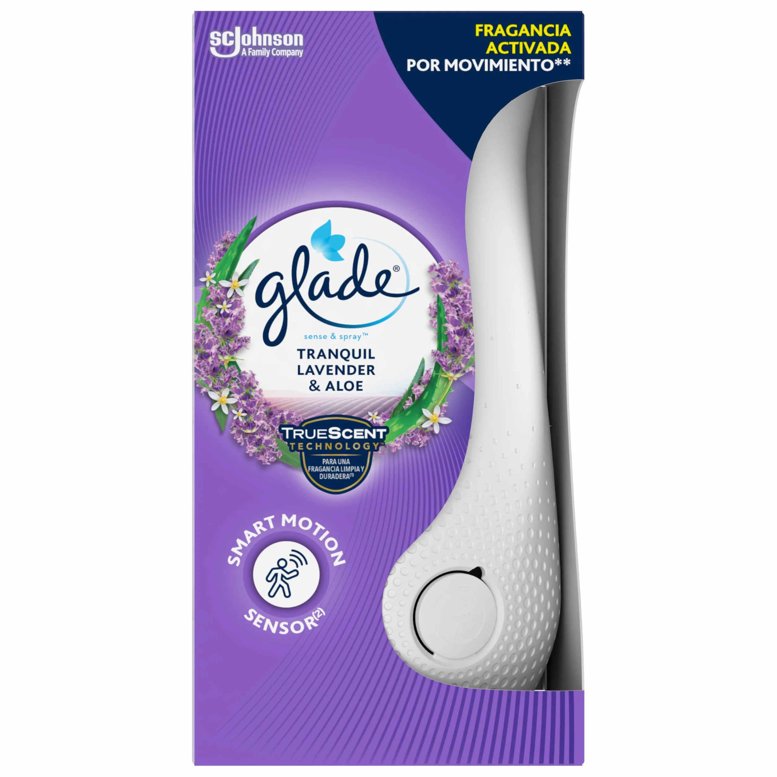 Glade By Brise - Sense & Spray odświeżacz powietrza kolekcja lawenda i jaśmin
