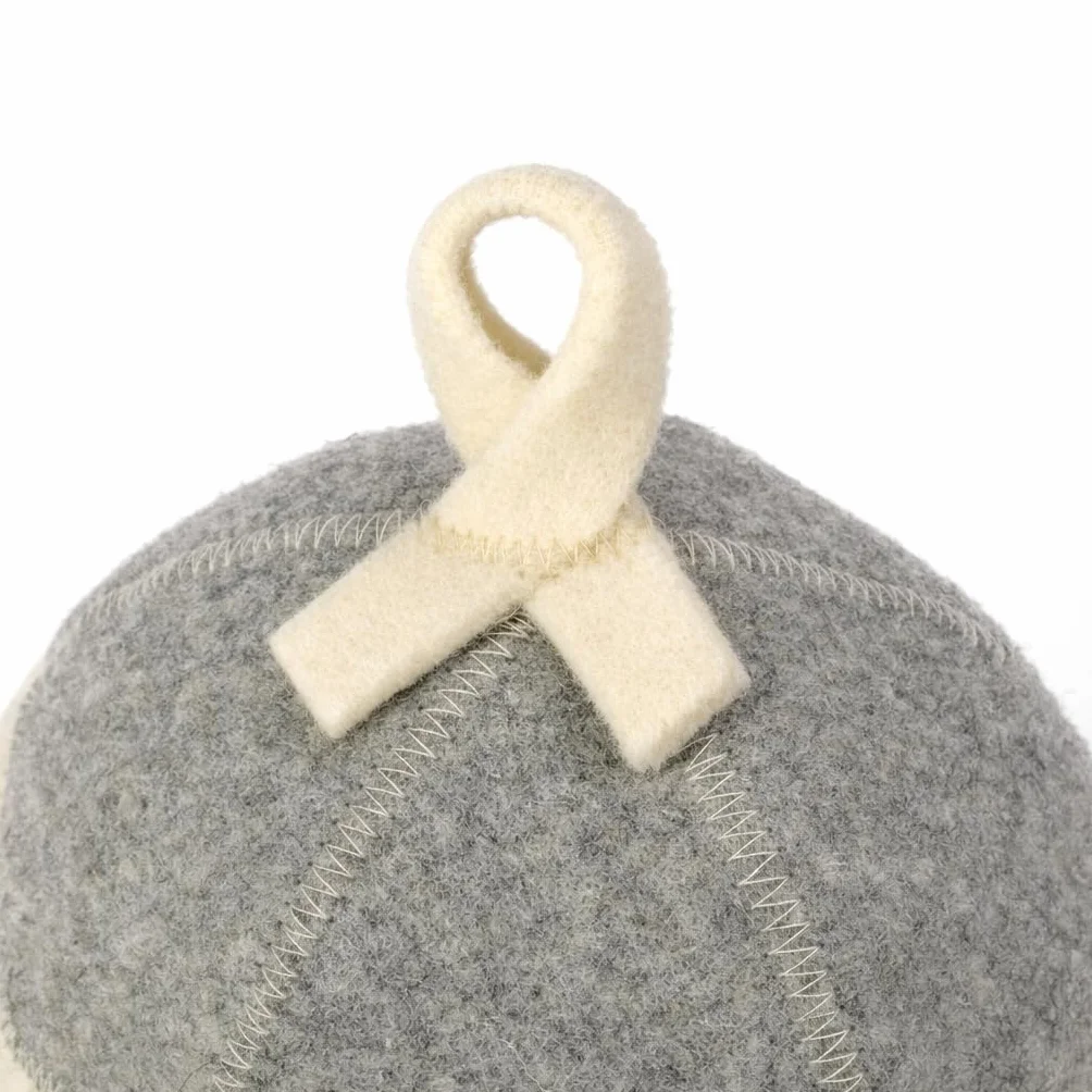 Natural Textile kapelusz do sauny – 100% organiczne czapki z filcu wełnianego – chroń głowę przed wysoką temperaturą – instrukcja obsługi w języku angielskim (może nie być dostępna w języku polskim) –