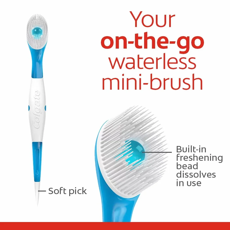 Colgate Wisp Portable Mini-Brush Max Fresh, Peppermint, 2 sztuki (24 sztuki)