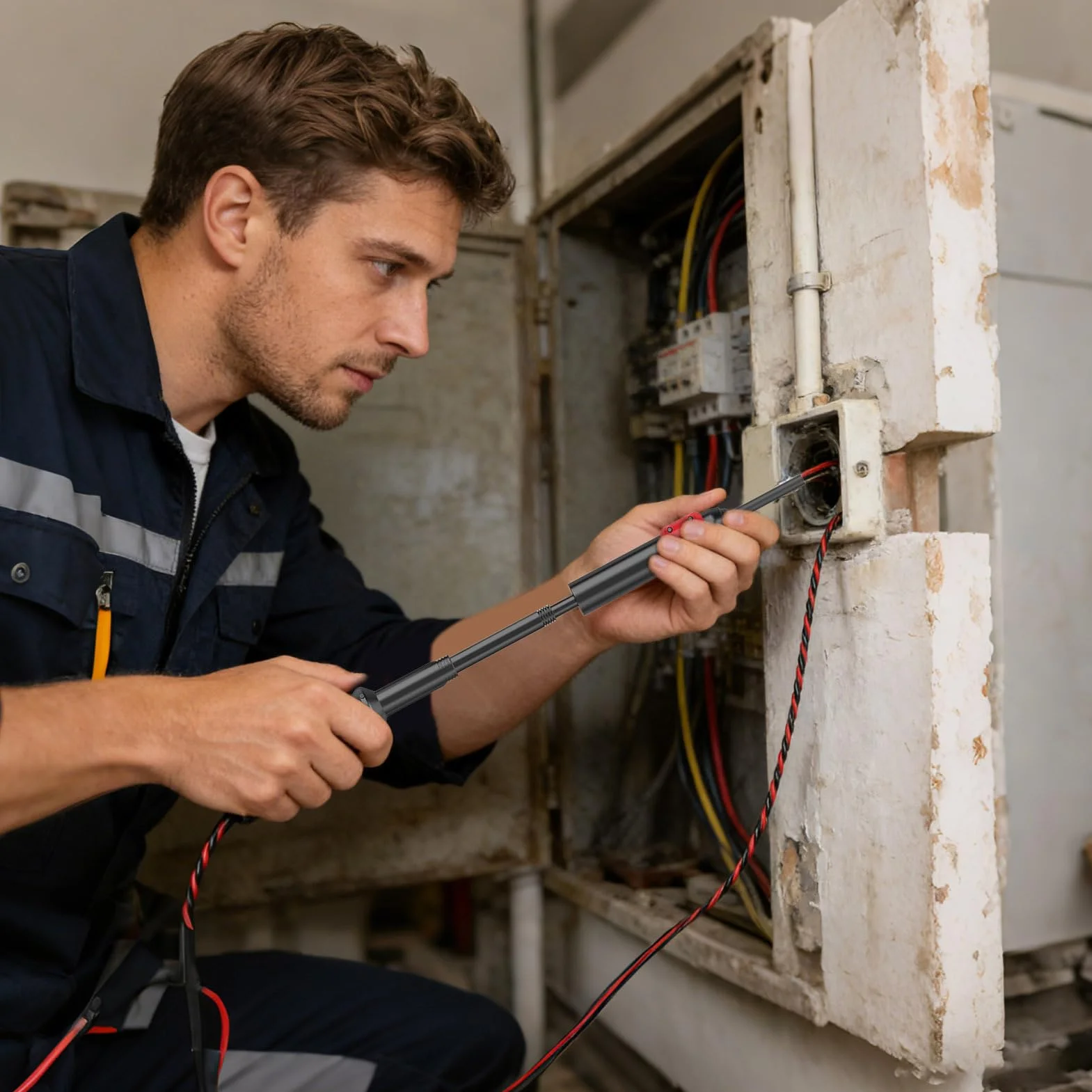 Przeciągacz do Kabli Ręczne, przenośne przeciągarki i urządzenia | Elektryczny przewlekacz Urządzenie do Montażu Instalacji Wewnętrznych i Układania w Ścianach dla Elektryków