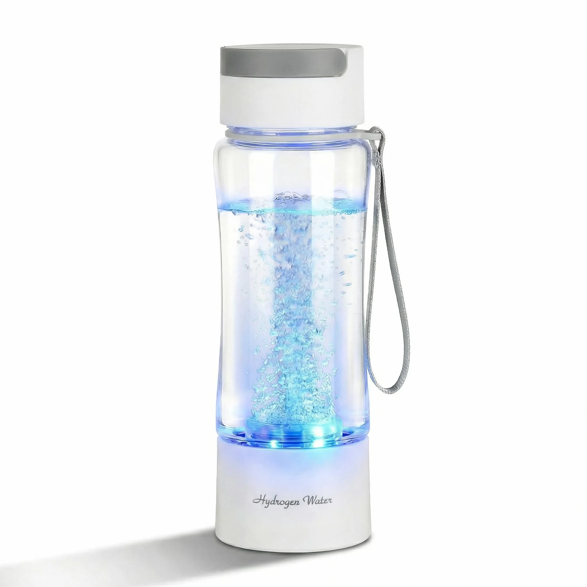 Hydrogen-1 generator wody 400 ml japońska membrana SPE inhalacja wodoru biały