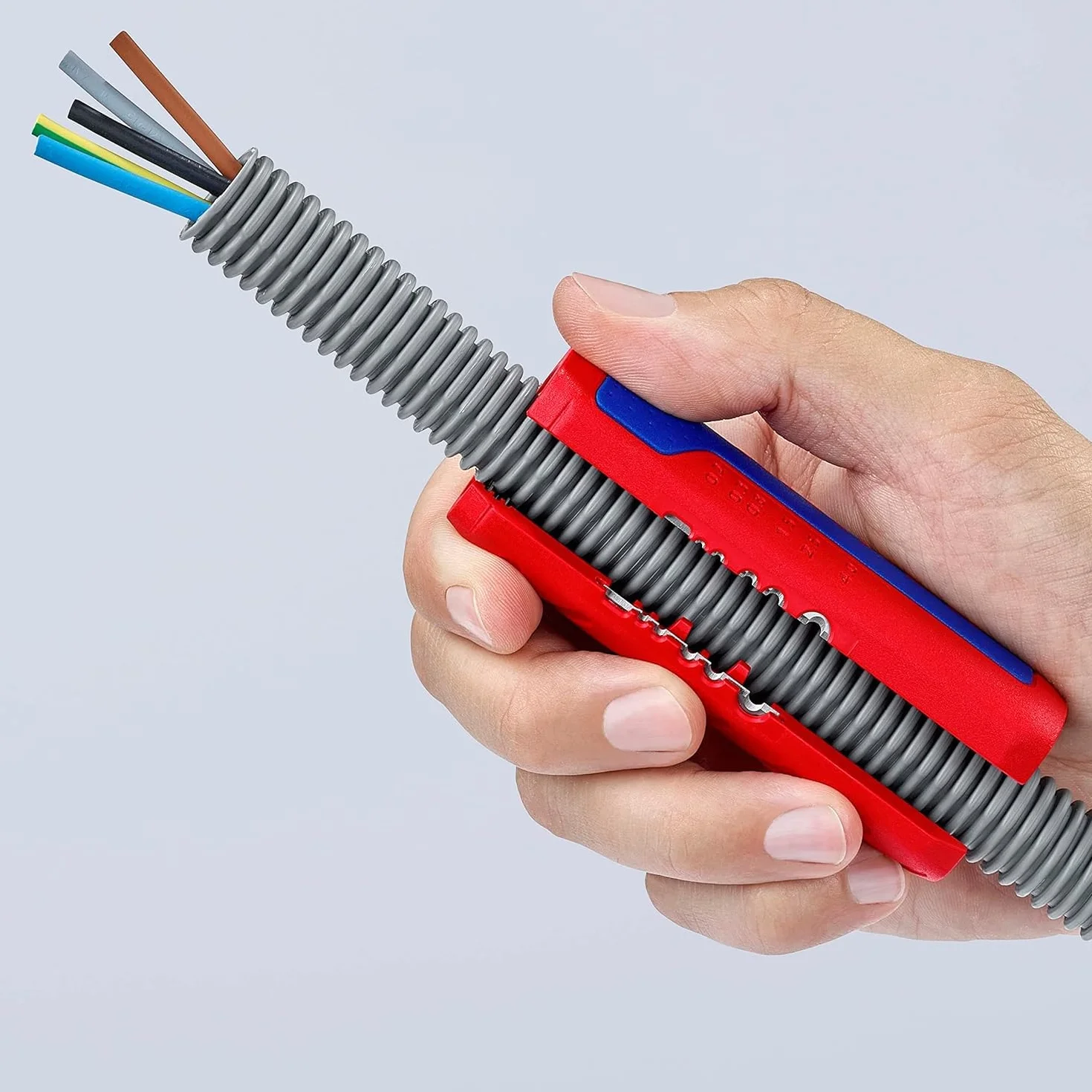 KNIPEX TwistCut Obcinak do rur falistych w blister 100 mm, 90 22 02 SB