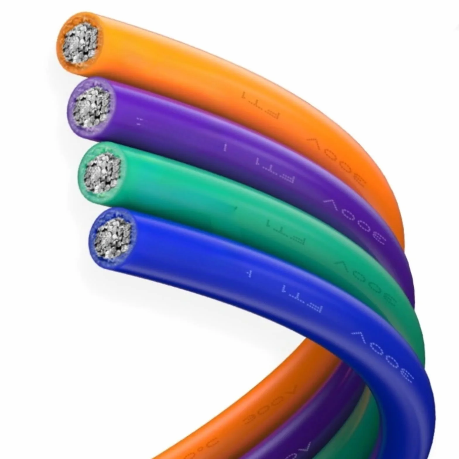 (5 kolorów Mix Kit) UL1007 PVC Cable 16 18 20 22 24 26 28 30AWG (Box 2; 30AWG 20 m x 5 rolek)