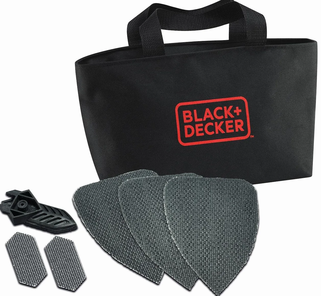 BLACK+DECKER Mouse Szlifierka Trójkątna z Mikrofiltrem, 120 W, KA2000-QS