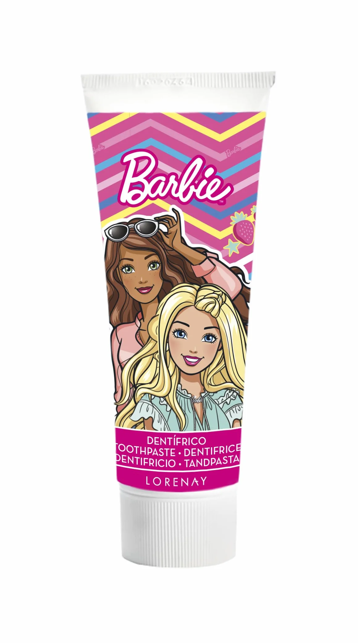 Zestaw do higieny jamy ustnej dla dzieci Barbie, zawierający 1 pastę do zębów, 1 szczoteczkę do zębów i 1 ozdobny kubek