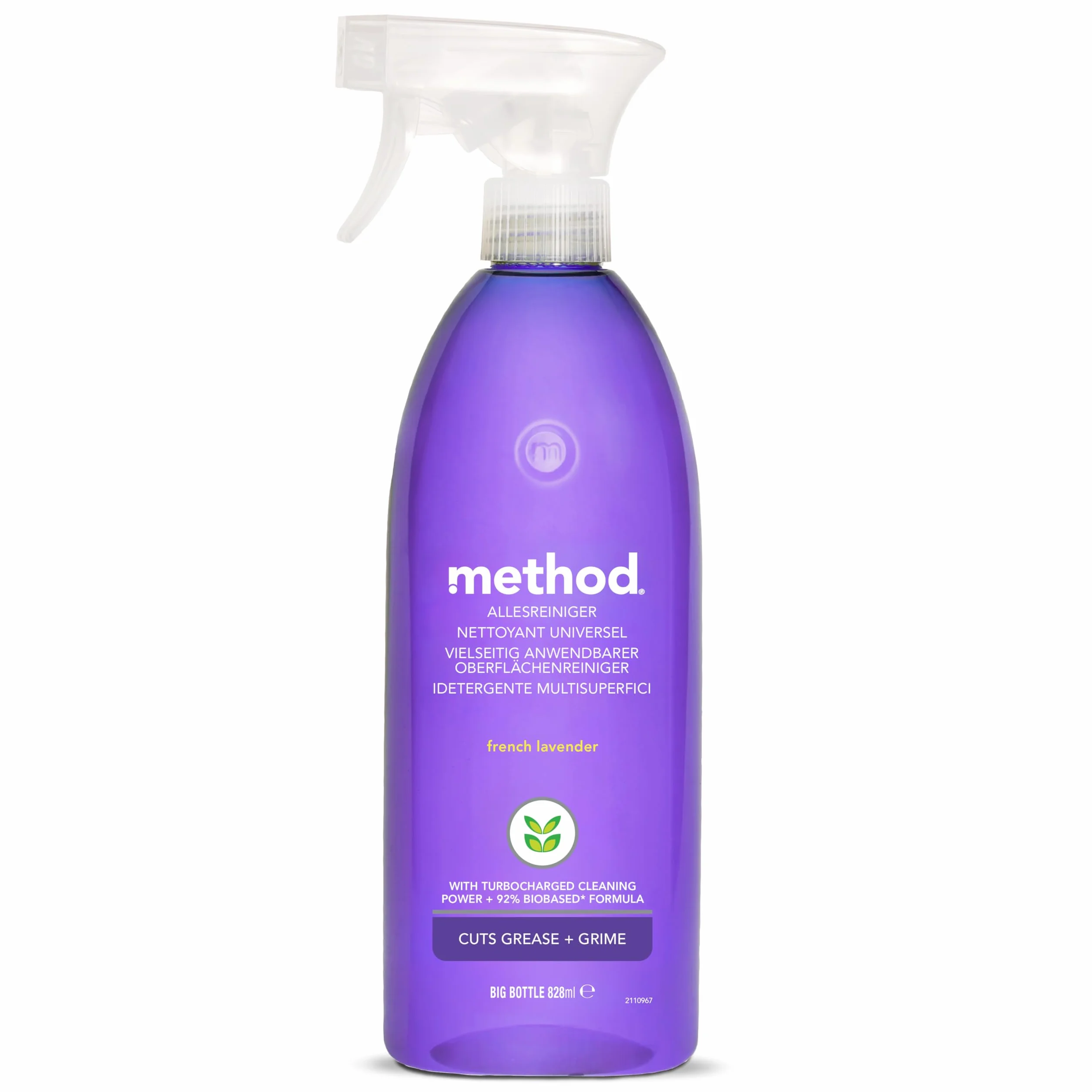 method Uniwersalny spray do czyszczenia o zapachu lawendy, środek czyszczący do różnych powierzchni, 828 ml, opakowanie 1 szt.