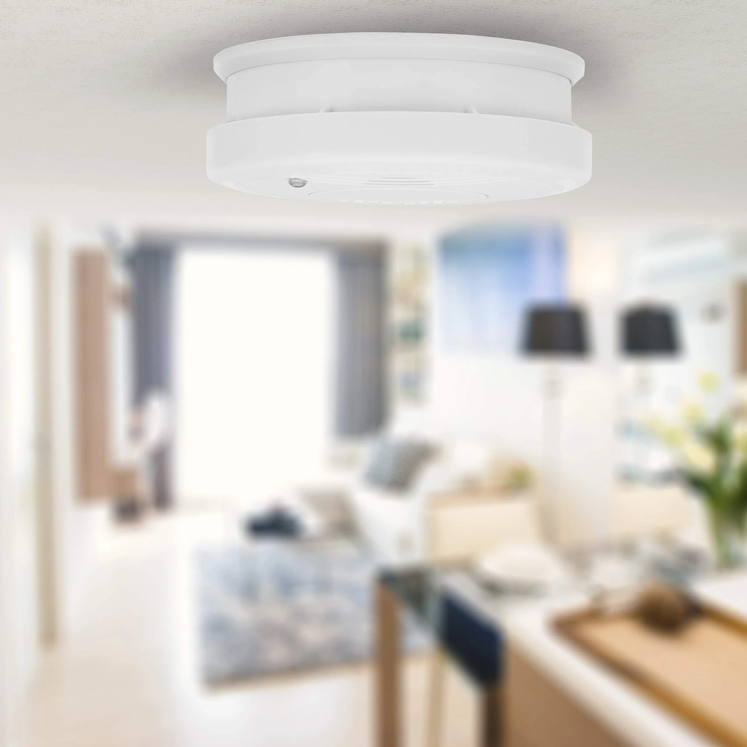 Smartwares FSM-11510 czujnik dymu – bateria 5 lat – żywotność – certyfikat TÜV – przycisk testowy – FSM-11510