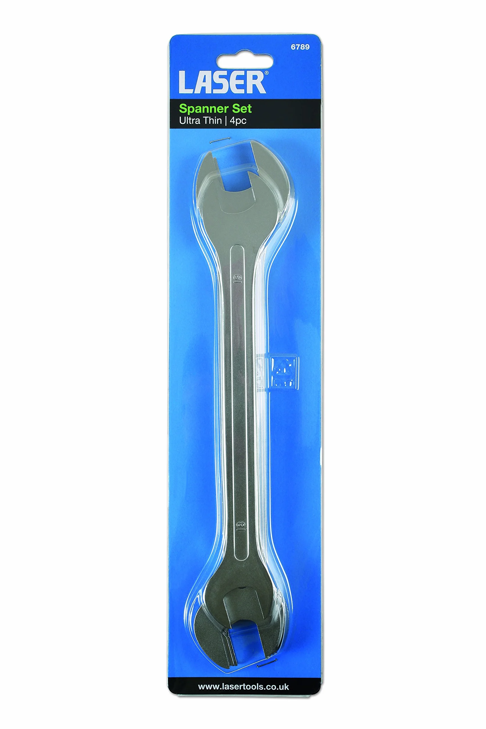 Zestaw kluczy laserowych 6789 - Ultra cienki 4 szt, srebrny