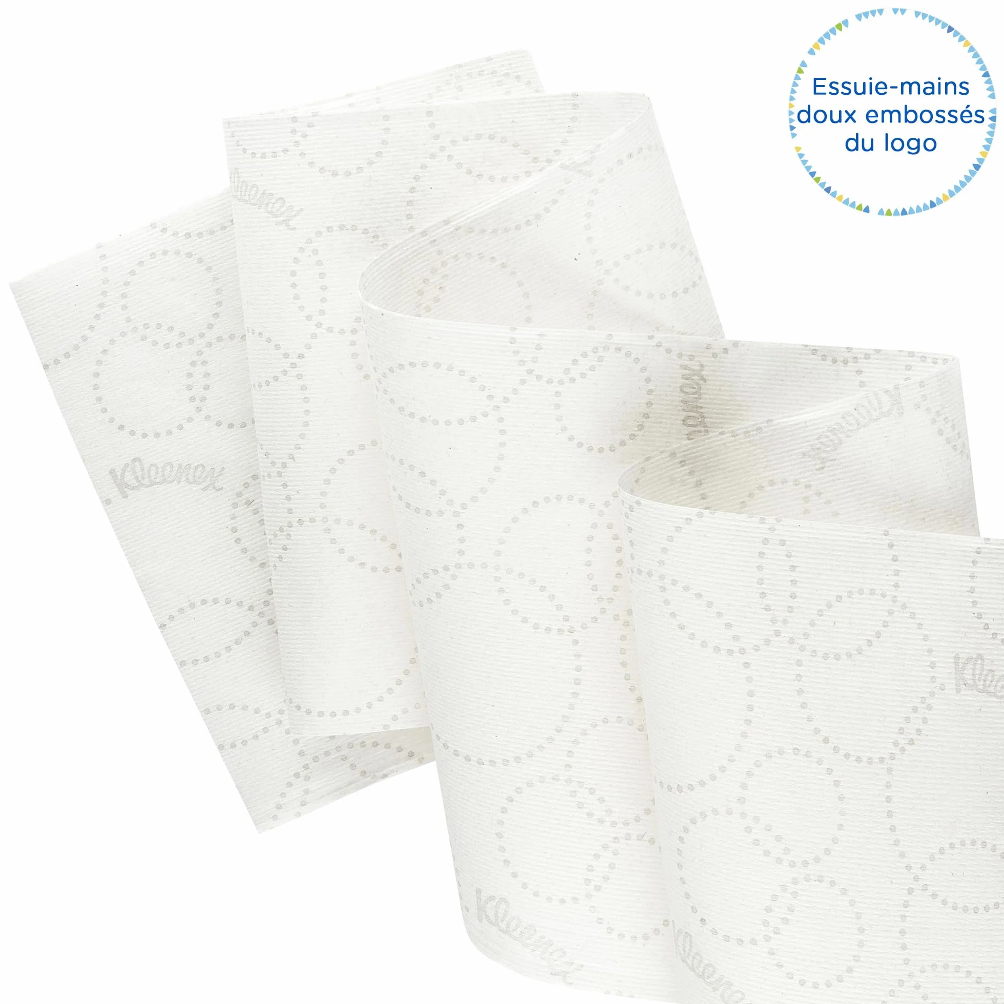 Ręczniki papierowe w rolce Kleenex Ultra Slimroll 6781 — dwuwarstwowe papierowe ręczniki w rolce, 6 × biała rolka ręczników papierowych o długości 100 m