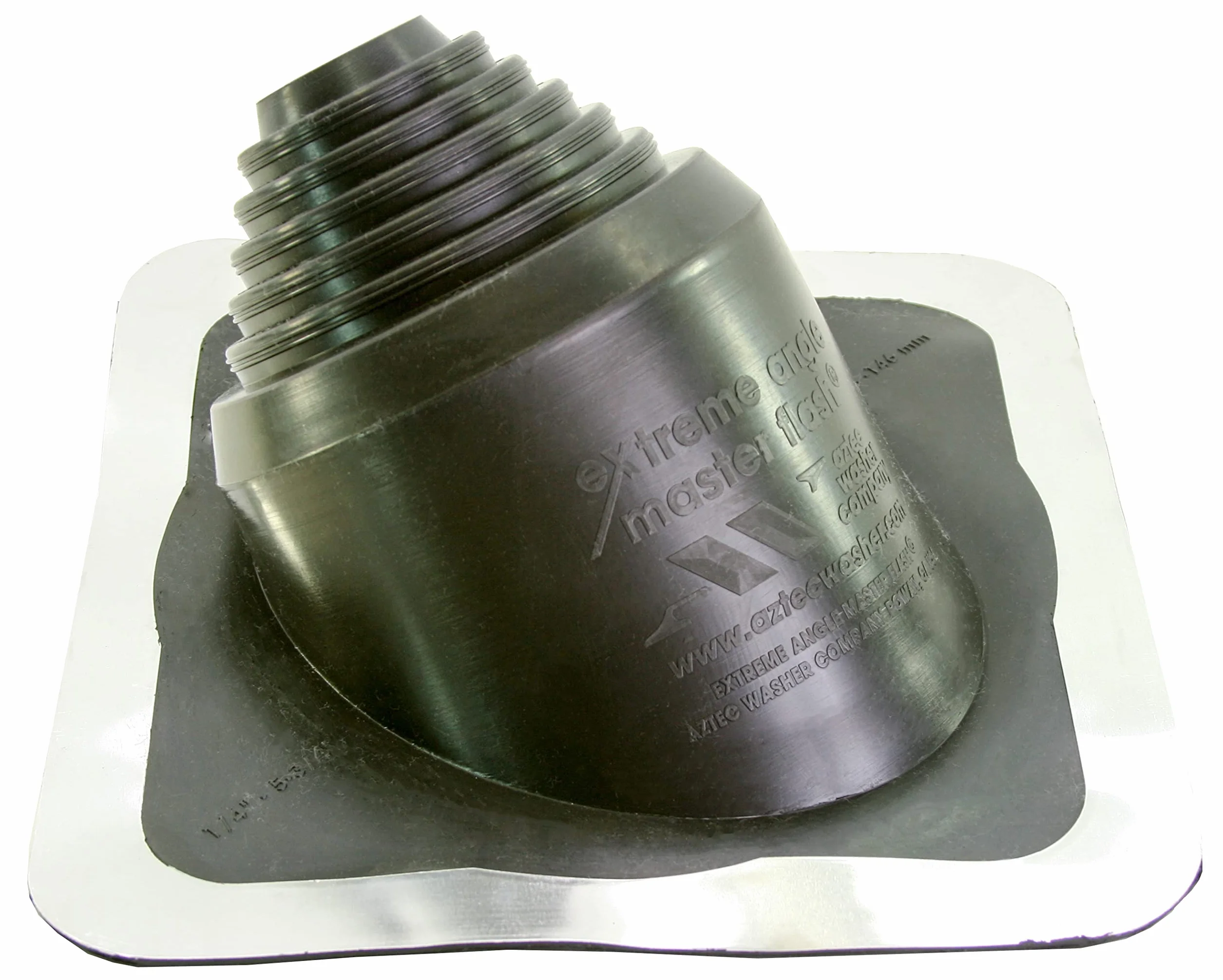 MASTER FLASH Elastyczne przejście dachowe Uszczelnienie EPDM Kołnierz przeciw wnikaniu wody Zabezpieczenie na Kominy Rury Kable Panele Przepust dachowy Extreme Angle #1 (0-146mm)