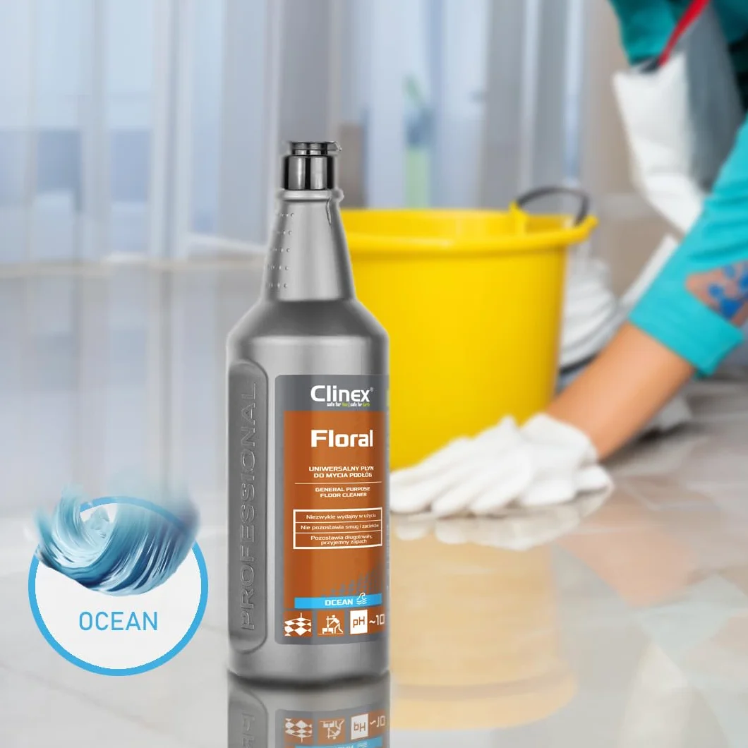 Uniwersalny Liquid CLINEX Floral Ocean 77-890, do czyszczenia podłóg