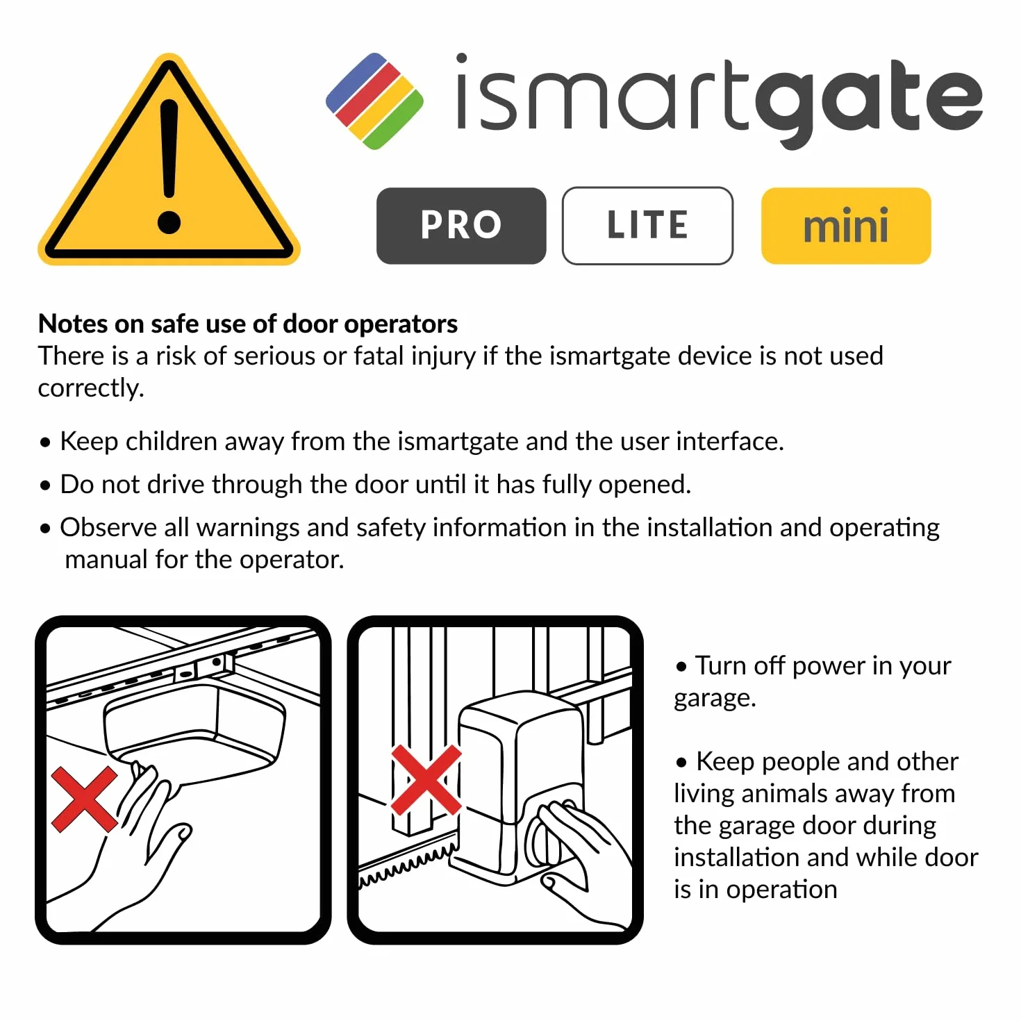 ismartgate PRO Garage otwieracz do bram garażowych kompatybilny z Apple Homekit, Amazon Alexa, Google Home, IFTTT, Samsung SmartThings, w zestawie bezprzewodowy czujnik przechyłu