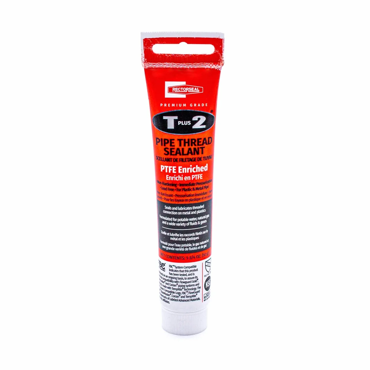 Rectorseal 23710 1-3/113.4 g rura T Plus uszczelniacz do gwintów rur, biały