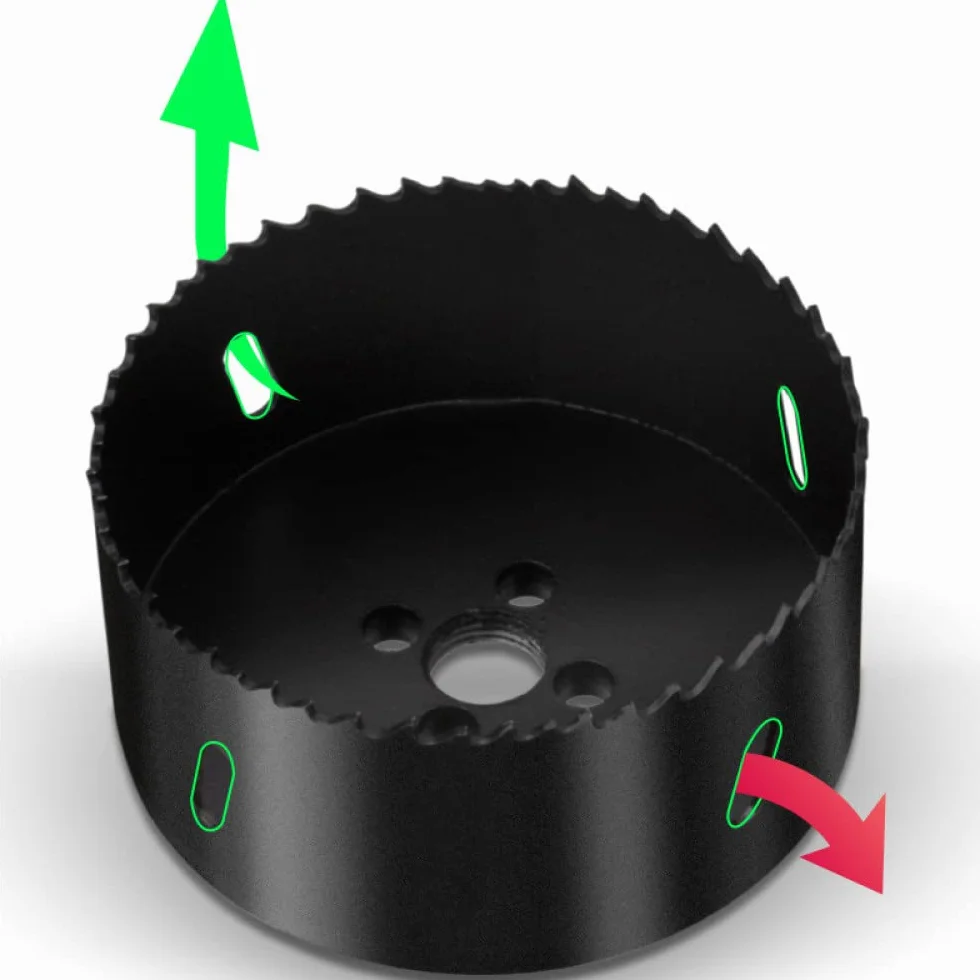 Otwornica 1 sztuk 35-114mm Bi-Metal M42 otwornice Bit do obróbki drewna żelazo ze stali nierdzewnej plastikowy zestaw do cięcia aluminium, b