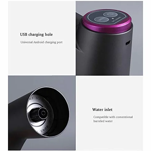 Dozownik wody pitnej, elektryczny, pompka, do butelek, automatyczny, bezprzewodowy, USB, system do domu