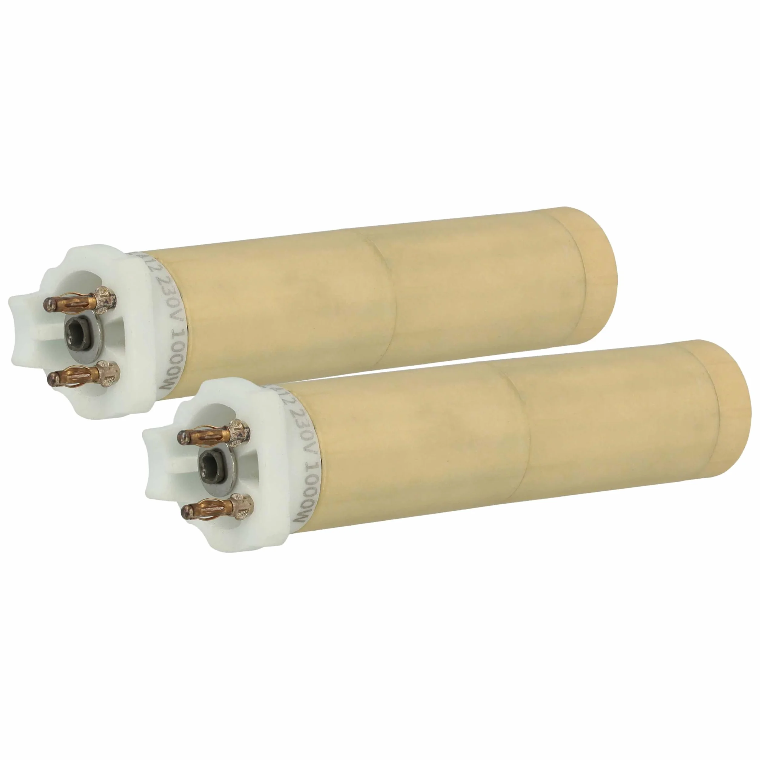 vhbw 2 x element grzejny kompatybilny z pistoletem spawalniczym Leister Welding PEN S, R - 1000 W, ceramiczny rdzeń grzewczy, 1,68 x 7,4 cm