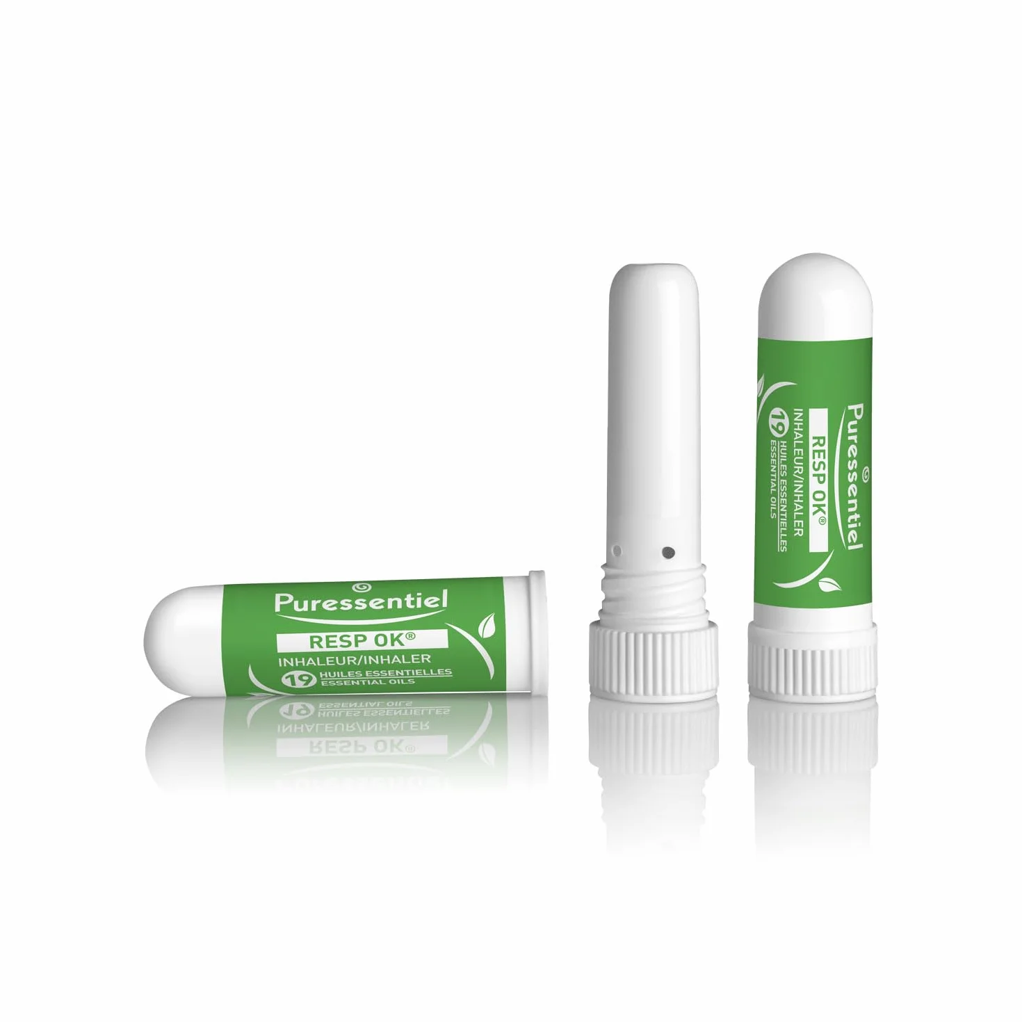 Puressentiel Resp Ok inhalator z organicznymi olejkami eterycznymi naturalny mentol i kamfora 1 ml