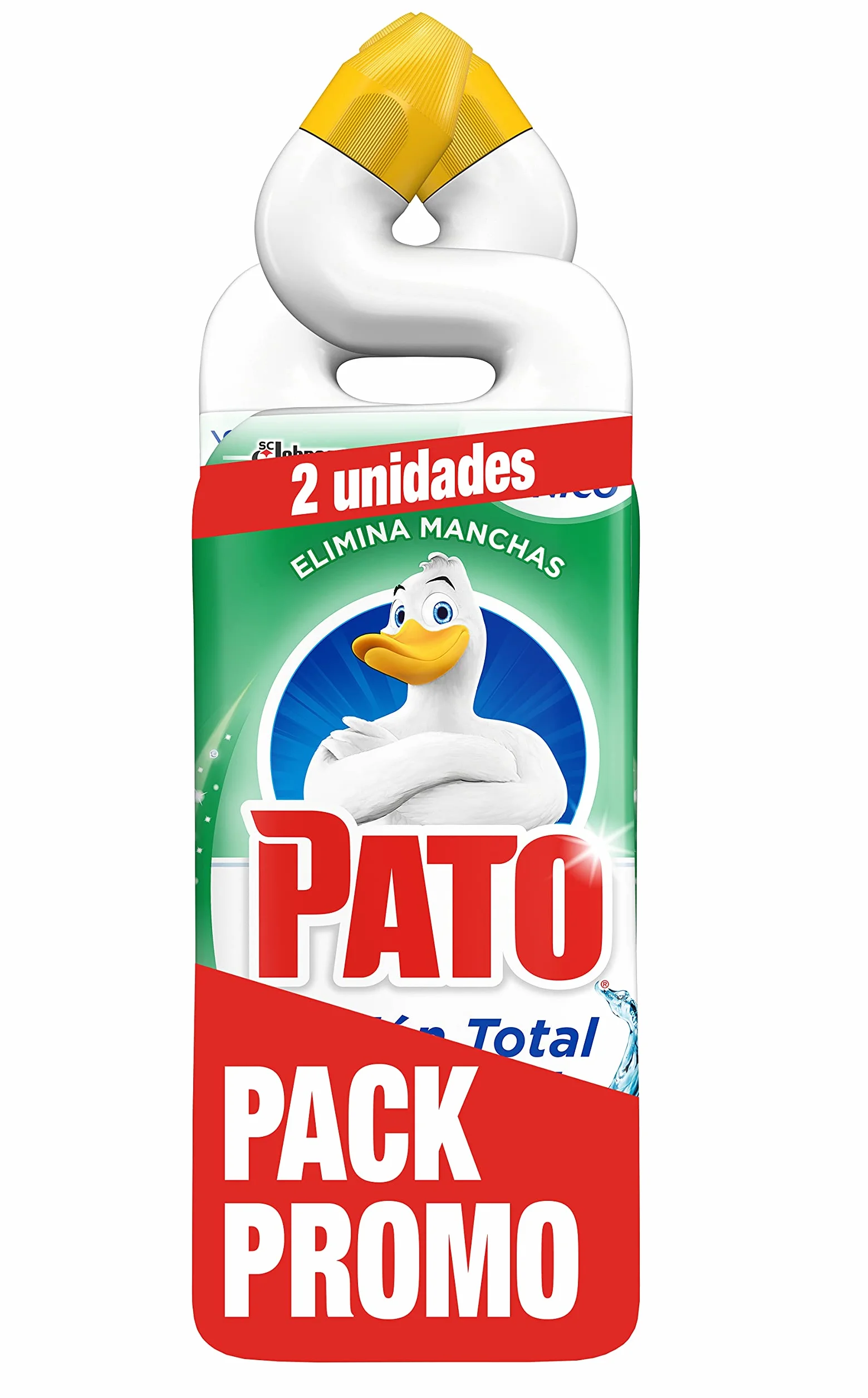 Duck Total Action środek czyszczący do toalet WC, świeży, czysty i zapachowy, 750 ml (podwójne opakowanie, 2 sztuki)