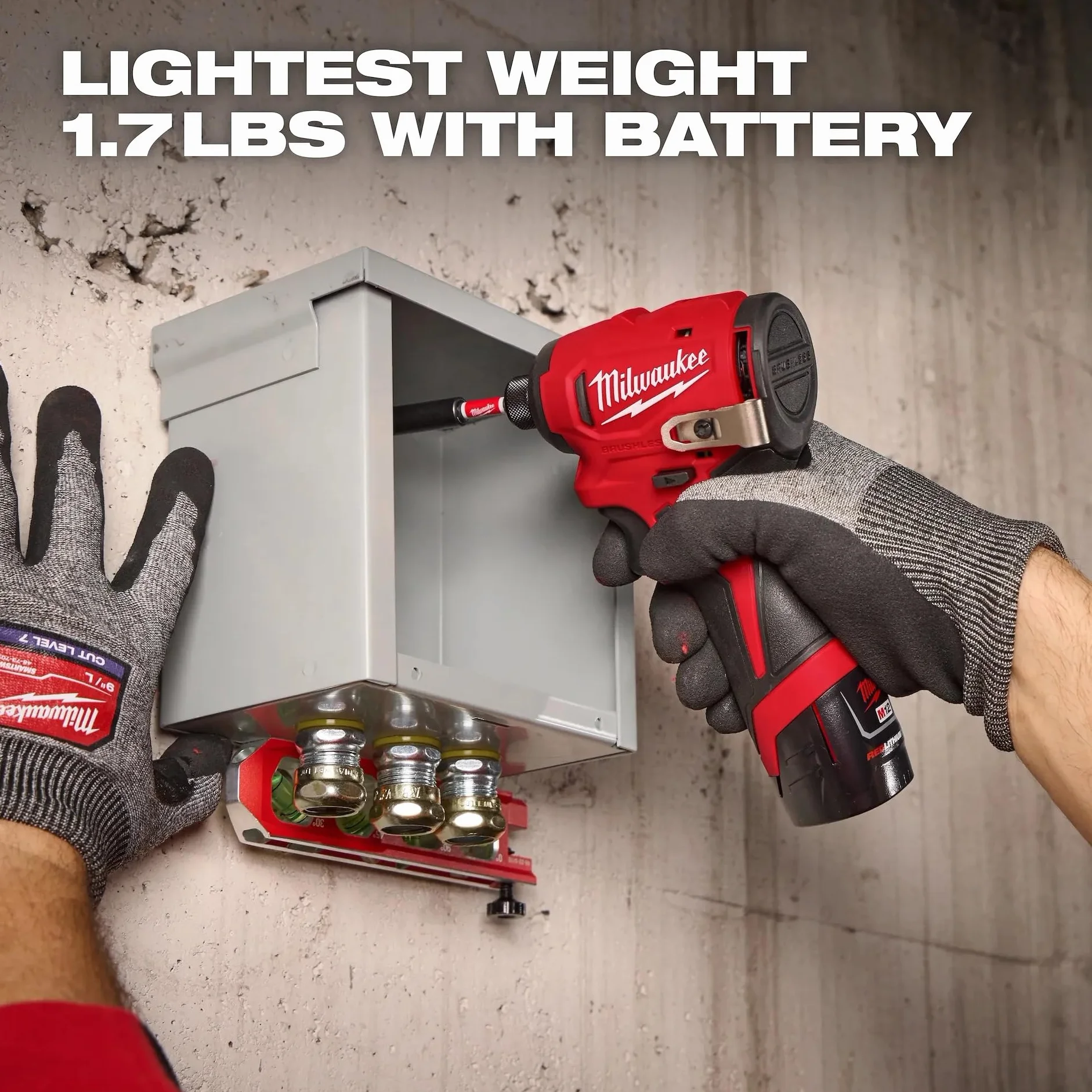 Milwaukee M12 Subcompact bezszczotkowy sześciokątny wkrętarka udarowa 1/4 cala (gołe narzędzie)