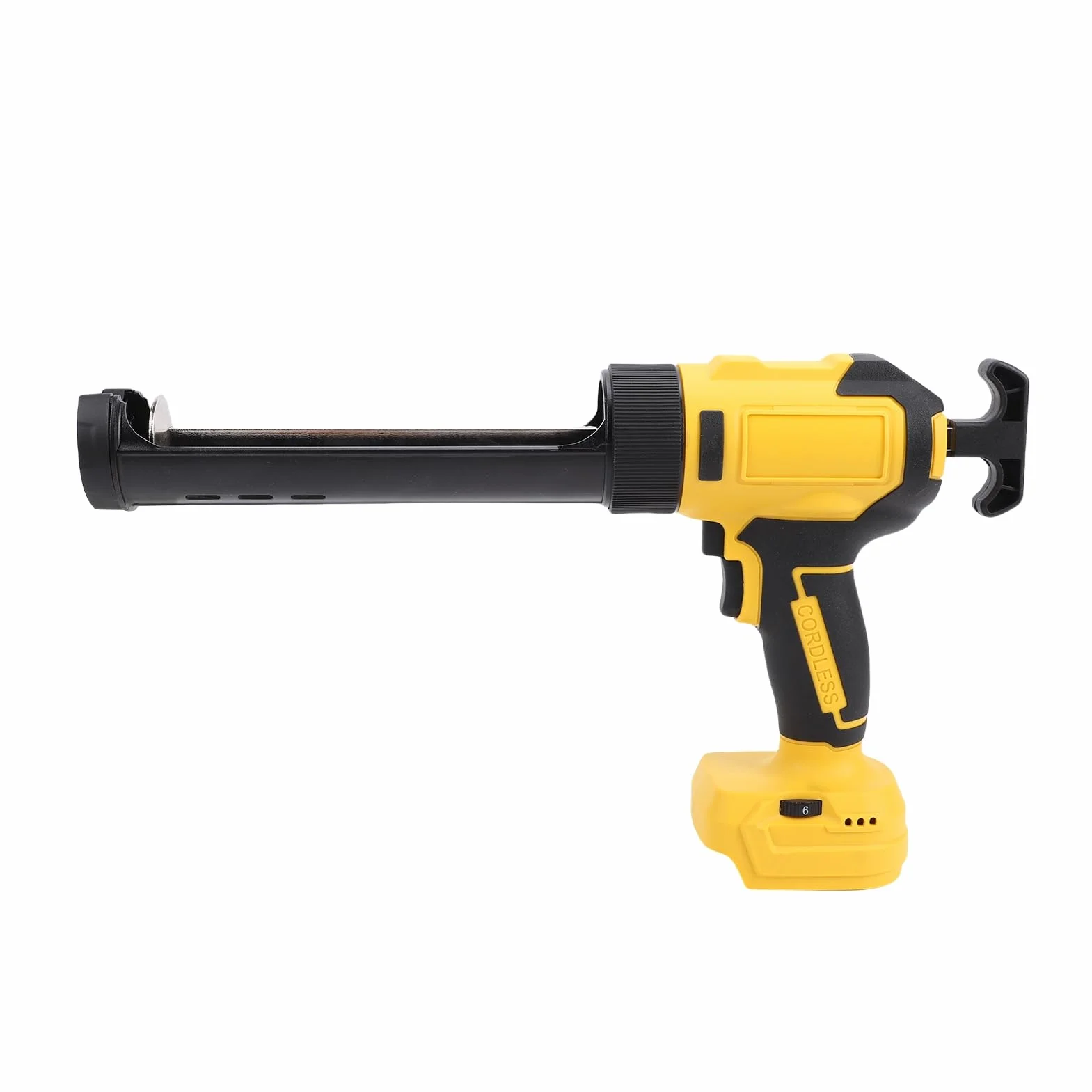 Bezprzewodowy Pistolet do Uszczelniania z Wyświetlaczem Cyfrowym, Oświetleniem LED, 6 Regulowanymi Prędkościami 0-312 Mm/min, Automatycznym Cofaniem, Elektryczny Pistolet do Uszczelniania