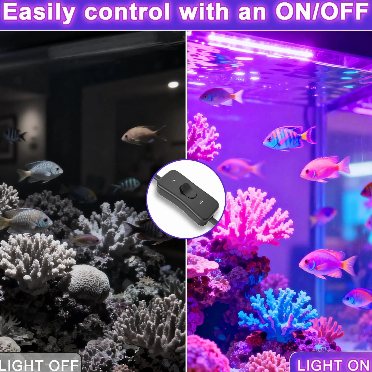 CREATESTAR Czarne światło LED 45 W, czarne światło UV LED z wtyczką, IP66 wodoszczelne czarne światło na imprezę, efekty fluorescencyjne, dekoracja na Halloween, scenę