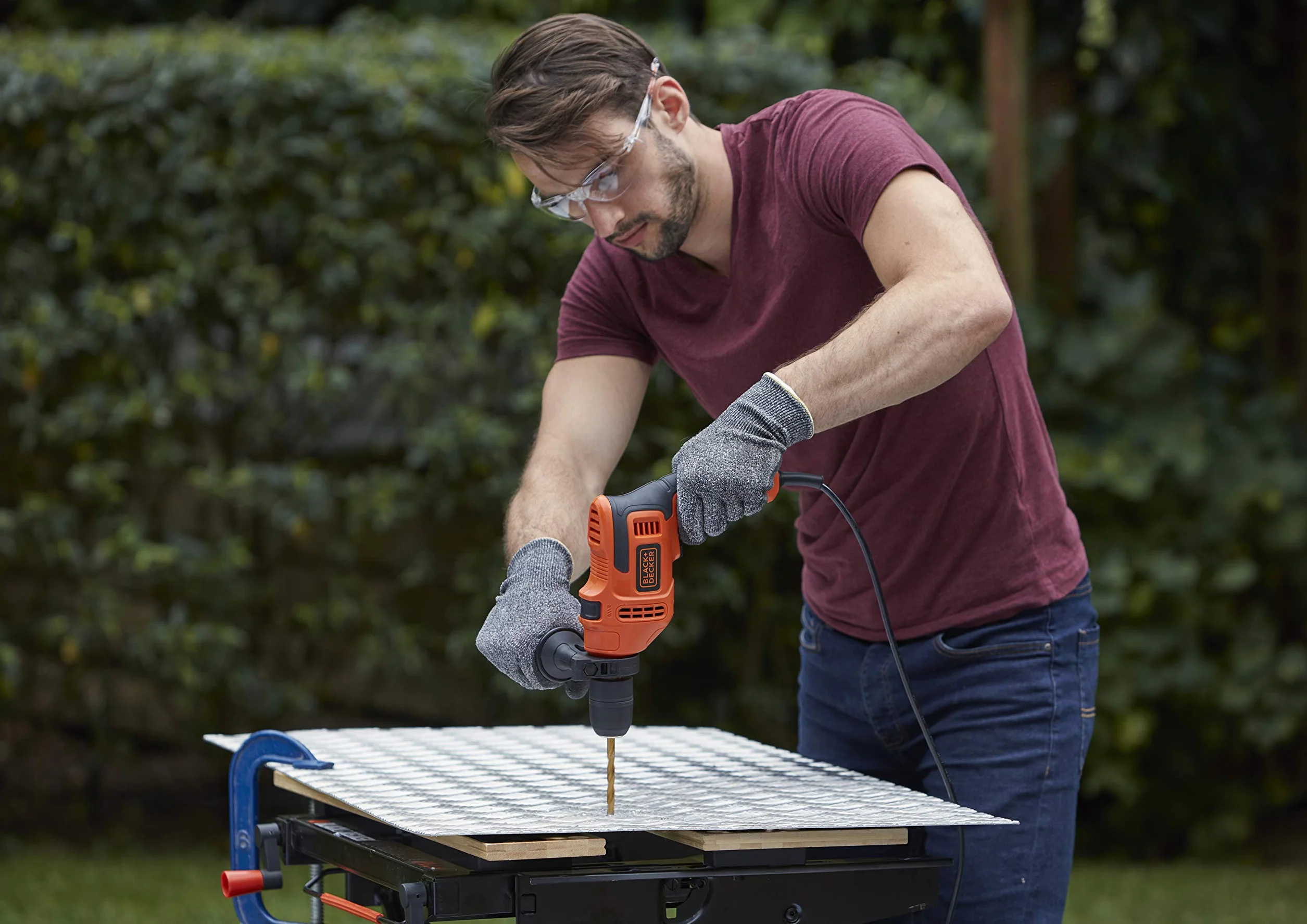Black & Decker BEH200-QS BEH200-QS-Taladro Percutor 500W