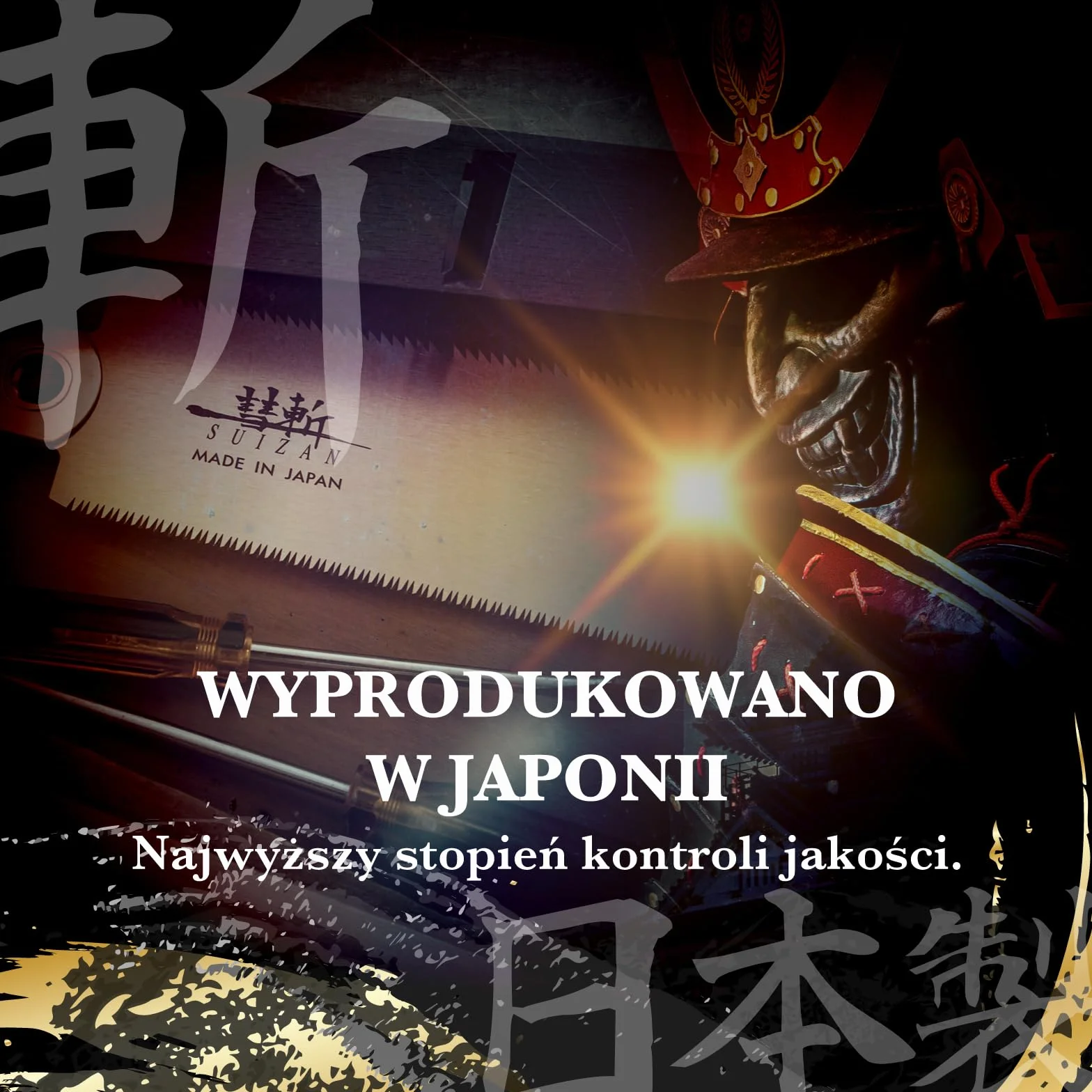SUIZAN Ryoba Japońska piła ręczna dwustronna 240mm