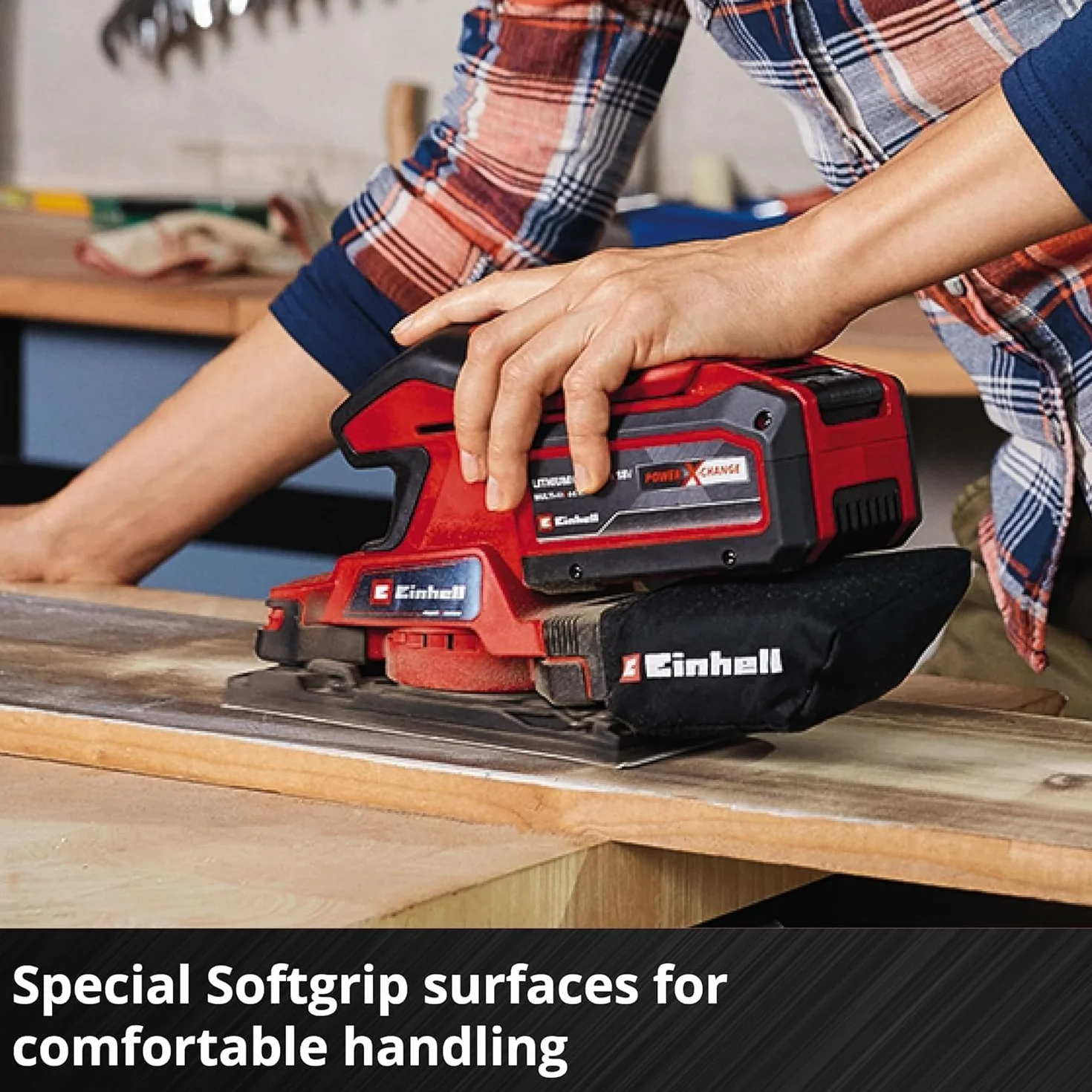 Einhell Power X-Change akumulatorowa szlifierka mimośrodowa TE-OS 18/187 Li Solo 18V