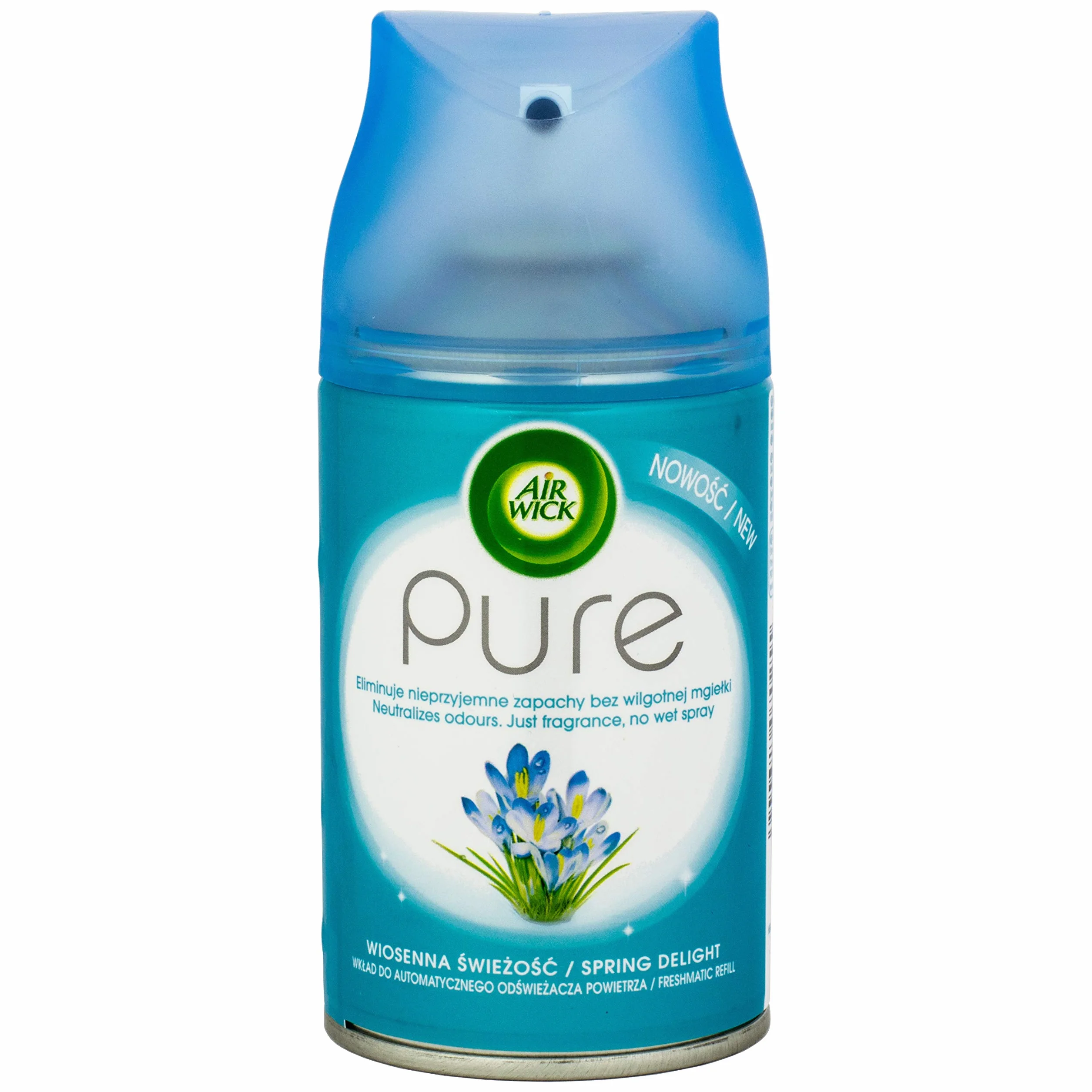 Air Wick odświeżacz powietrza Freshmatic Max wkład uzupełniający Pure wiosenna świeżość – 3 sztuki w opakowaniu