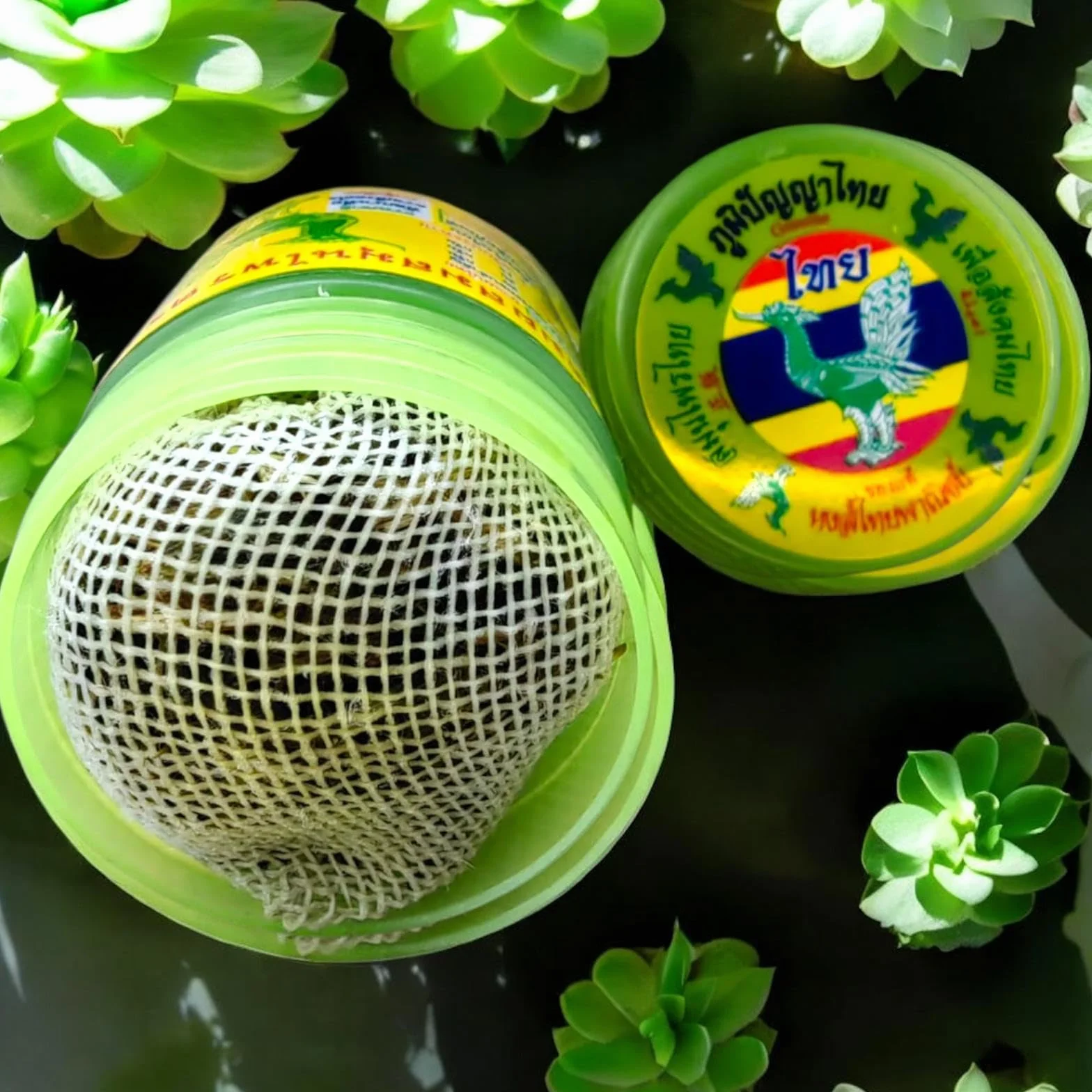 Hong Thai Puszka zapachowa – naturalne odświeżenie tajskimi ziołami i olejkami – 1 sztuka