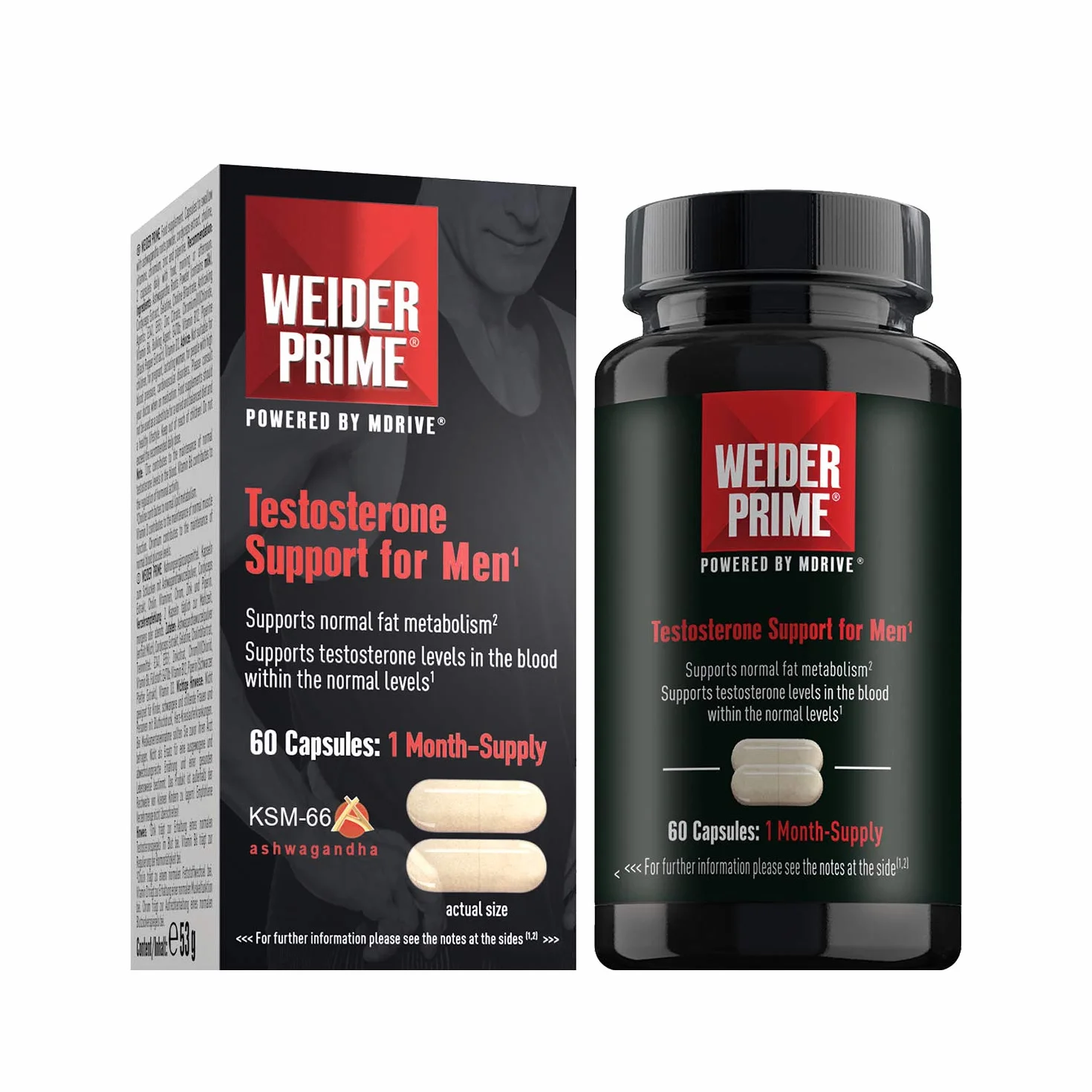 WEIDER Prime Testosterona Hombre kapsułki 60 kaps.