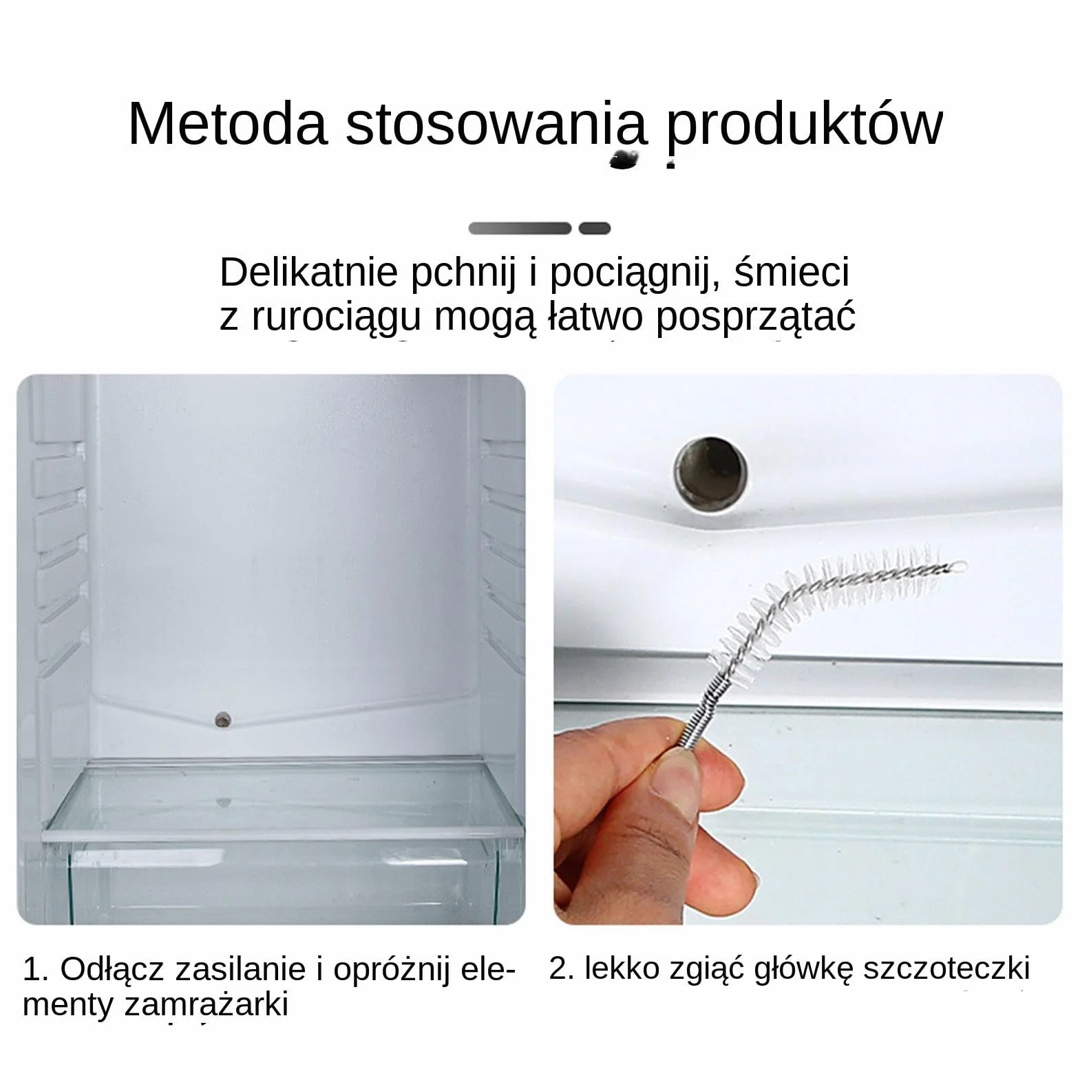 Fridge Dredger, Refrigerator Drain Kit, Fridge Cleaning Set, Syringe Fridge Cleaning, Fridge Cleaner Emptying Dredger, Effective Drain Cleaning Solution Comprehensive Tool for Refrigerator Cleaning