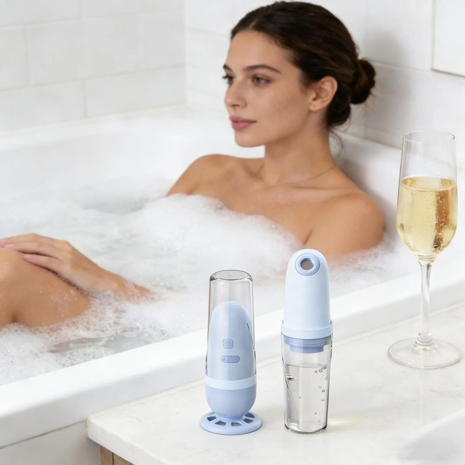 Przenośny przenośny bidet elektryczny - butelka na wodę z rozpylaczem dla kobiet i mężczyzn, pielęgnacja poporodowa, higiena łazienki, podróże na świeżym powietrzu, wędrówki, kemping, trening