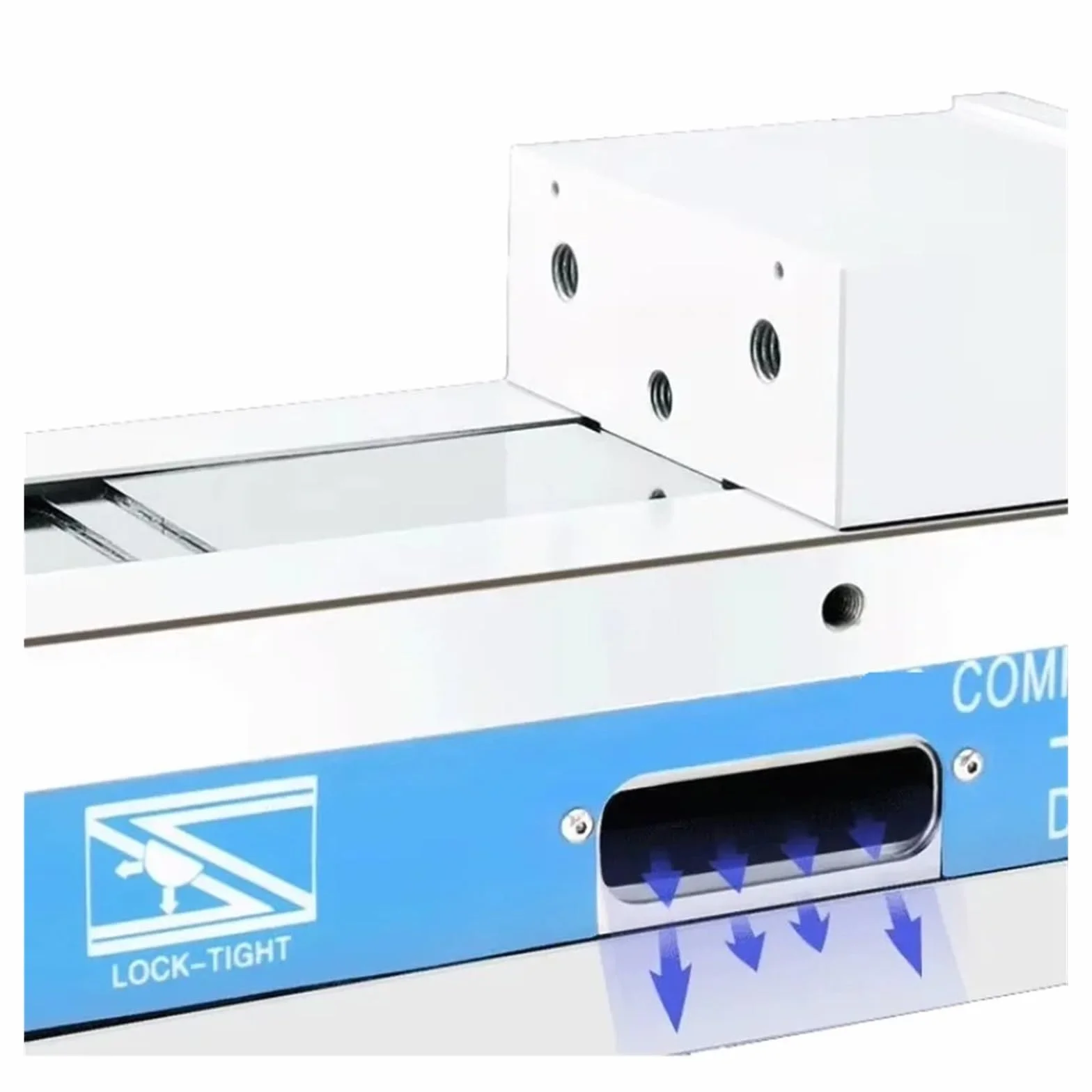 Kompaktowe imadło hydrauliczne z żeliwa DCV-4-130 do mocowania maszyn