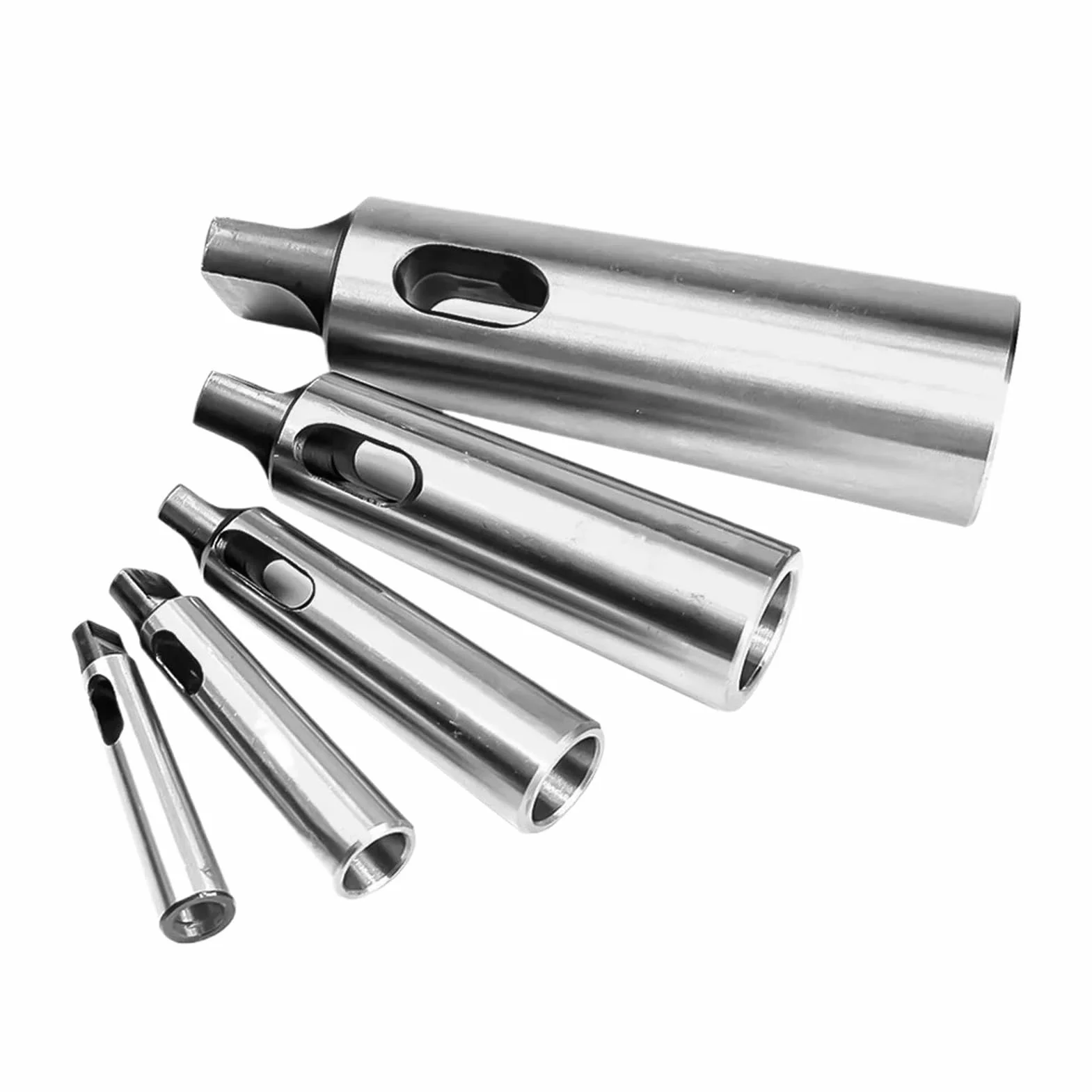 Morse'a tuleja redukcyjna MT1, MT2, MT3, MT4, MT5, trzpień tulejki wiertniczej, adapter stożkowy Morse'a, tuleja redukcyjna do uchwytu narzędziowego z tuleją stożkową Morse'a, 1 sztuka (MT5-MT2)