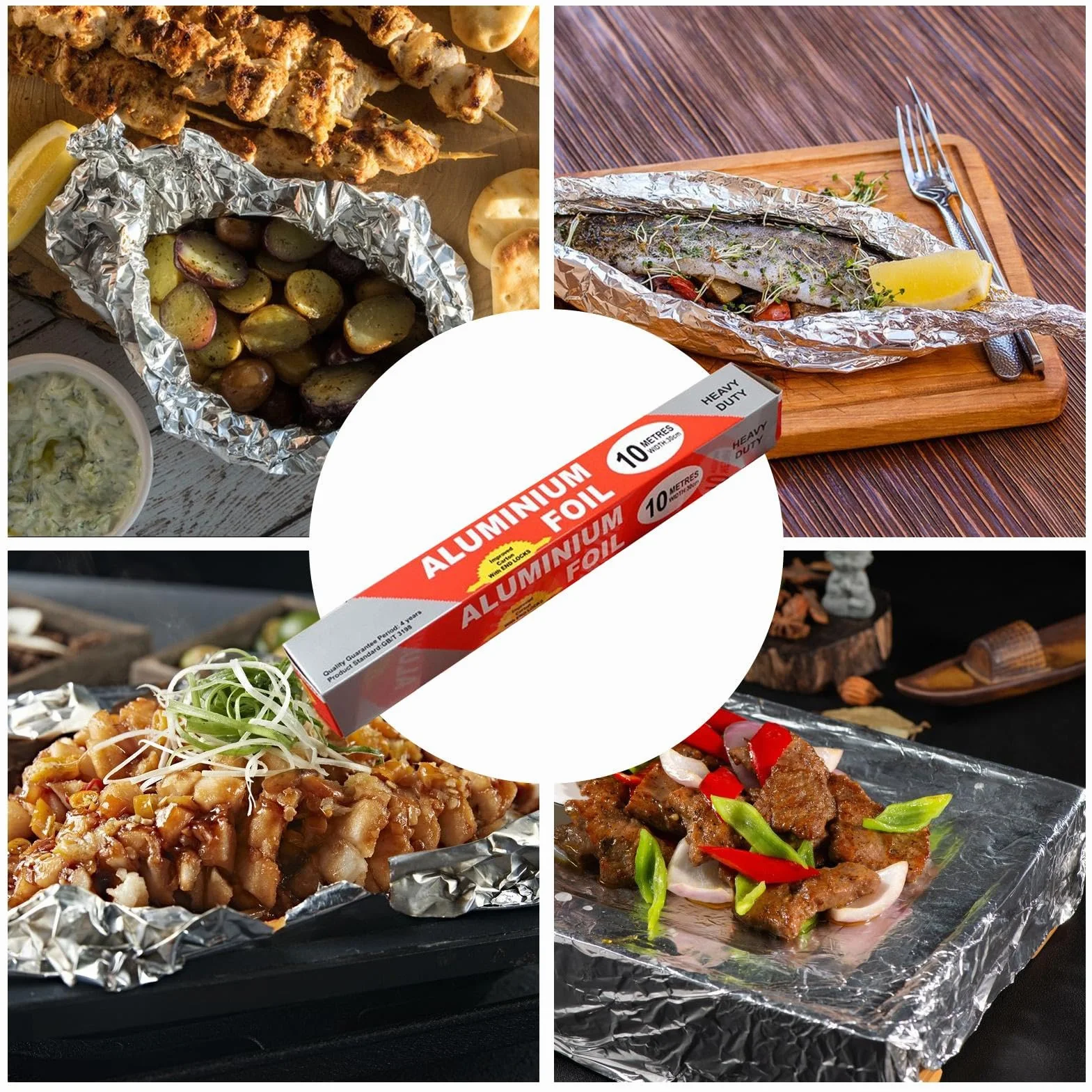 Aluminum Foil Roll, Non-stick Foil, Food Safe Foil Wrap, Kitchen Foil With Cutter, Casserole Cover Foil, Heavy-duty Aluminum Foil, Reusable Foil Roll, Kitchen Wrap Foil, Food Wrap For Leftovers, Cooki