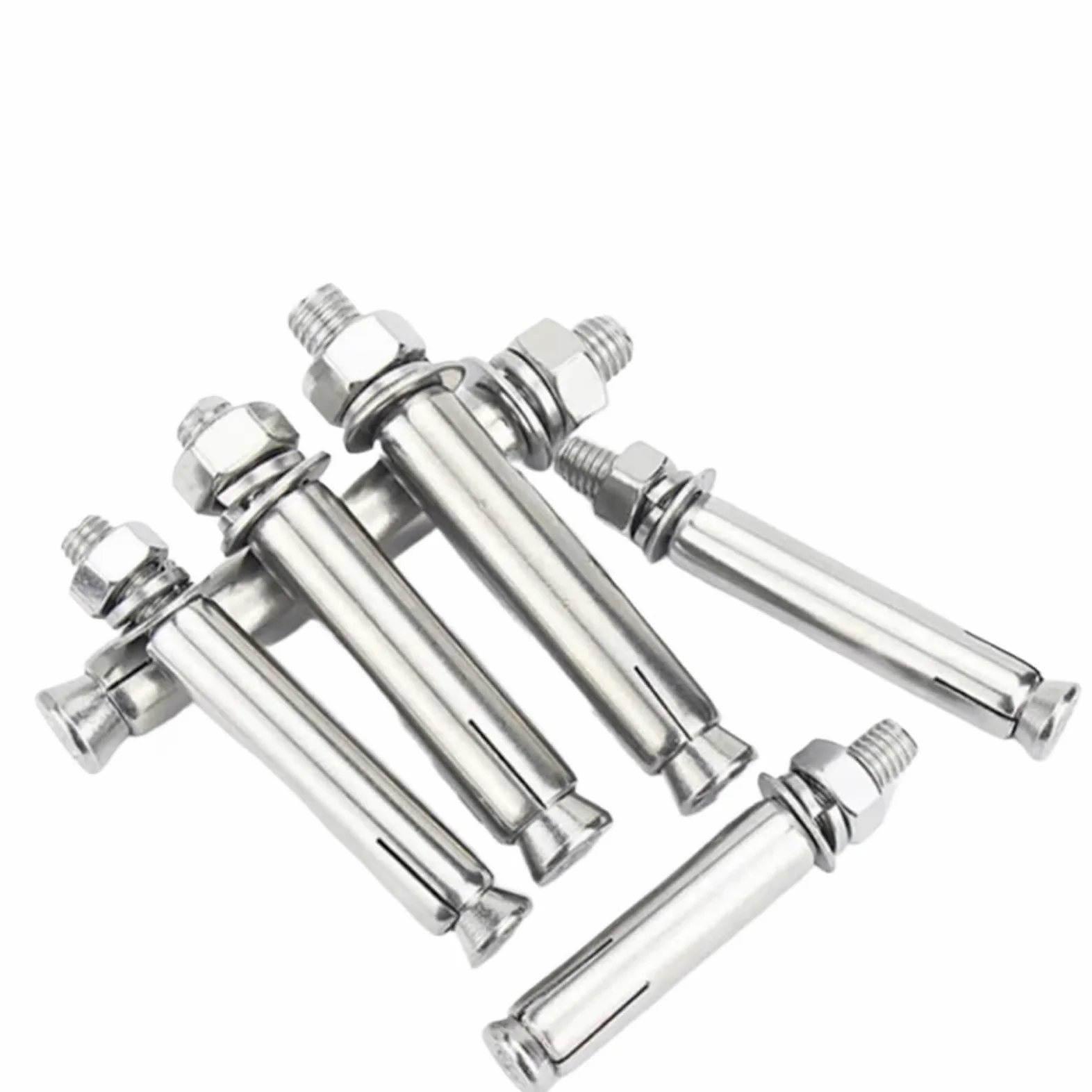 Kotwa Rozporowa M12 Stal Nierdzewna 316 50 Szt | Kotwy Rozporowe M12 - 50 Szt Mocne Kotwy do Betonu ze Stali Nierdzewnej 316(50Pcs,M8x60)