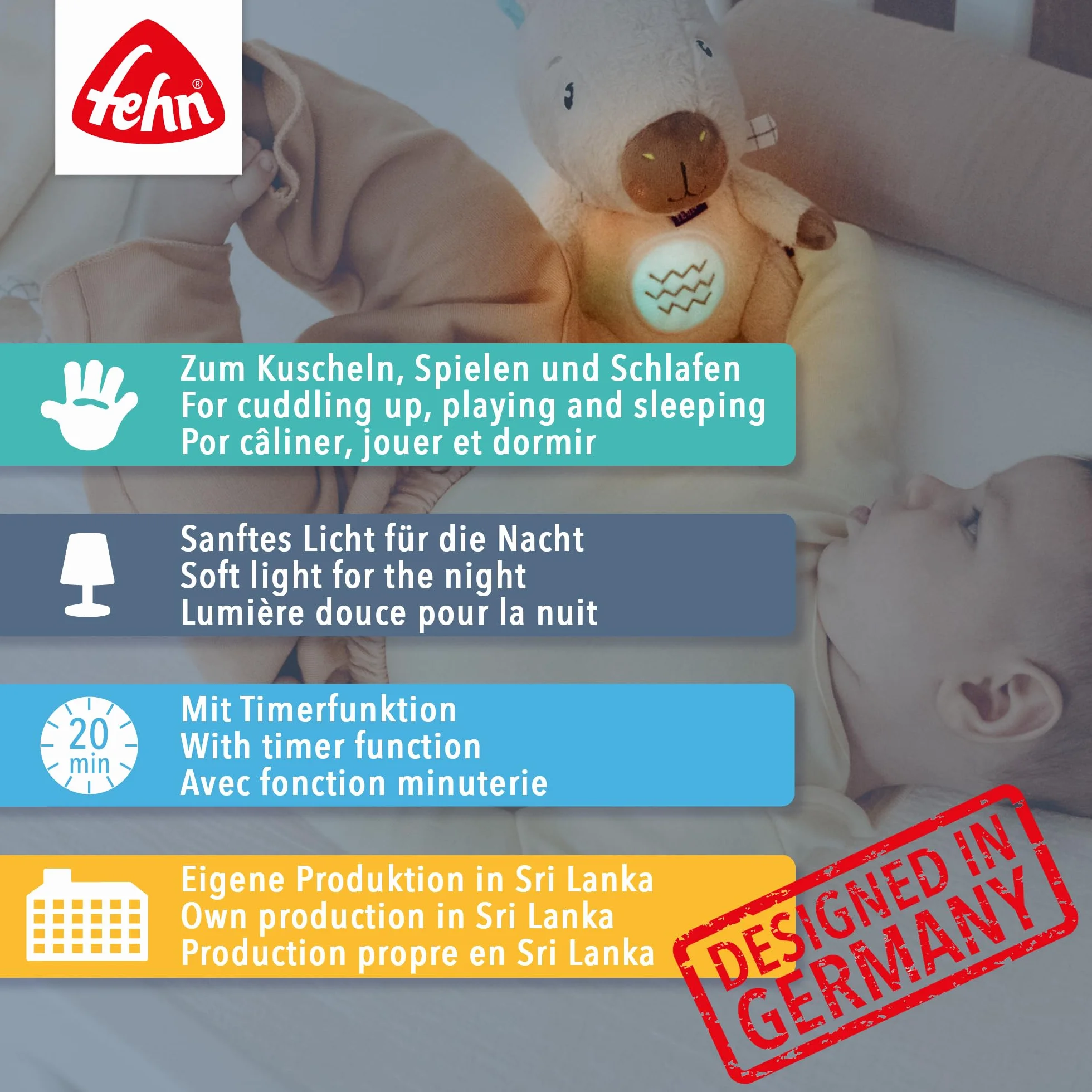 Fehn GmbH & Co. KG Lampka nocna Wydra