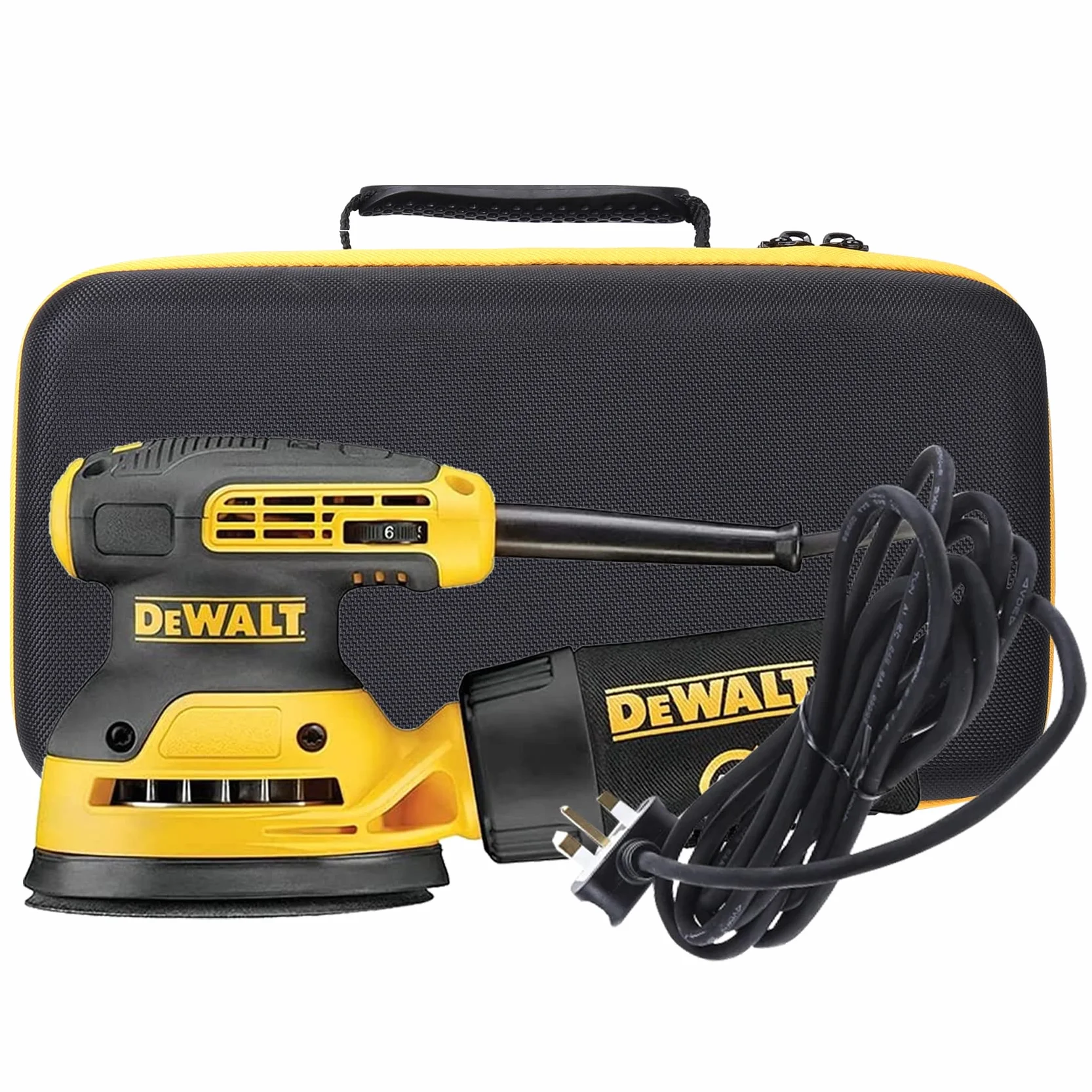 Khanka Twarde etui do szlifierki oscylacyjnej DeWalt DEWDWE6423 / DCW210NX / DCW210B (tylko etui), Czarny, Klasyczny