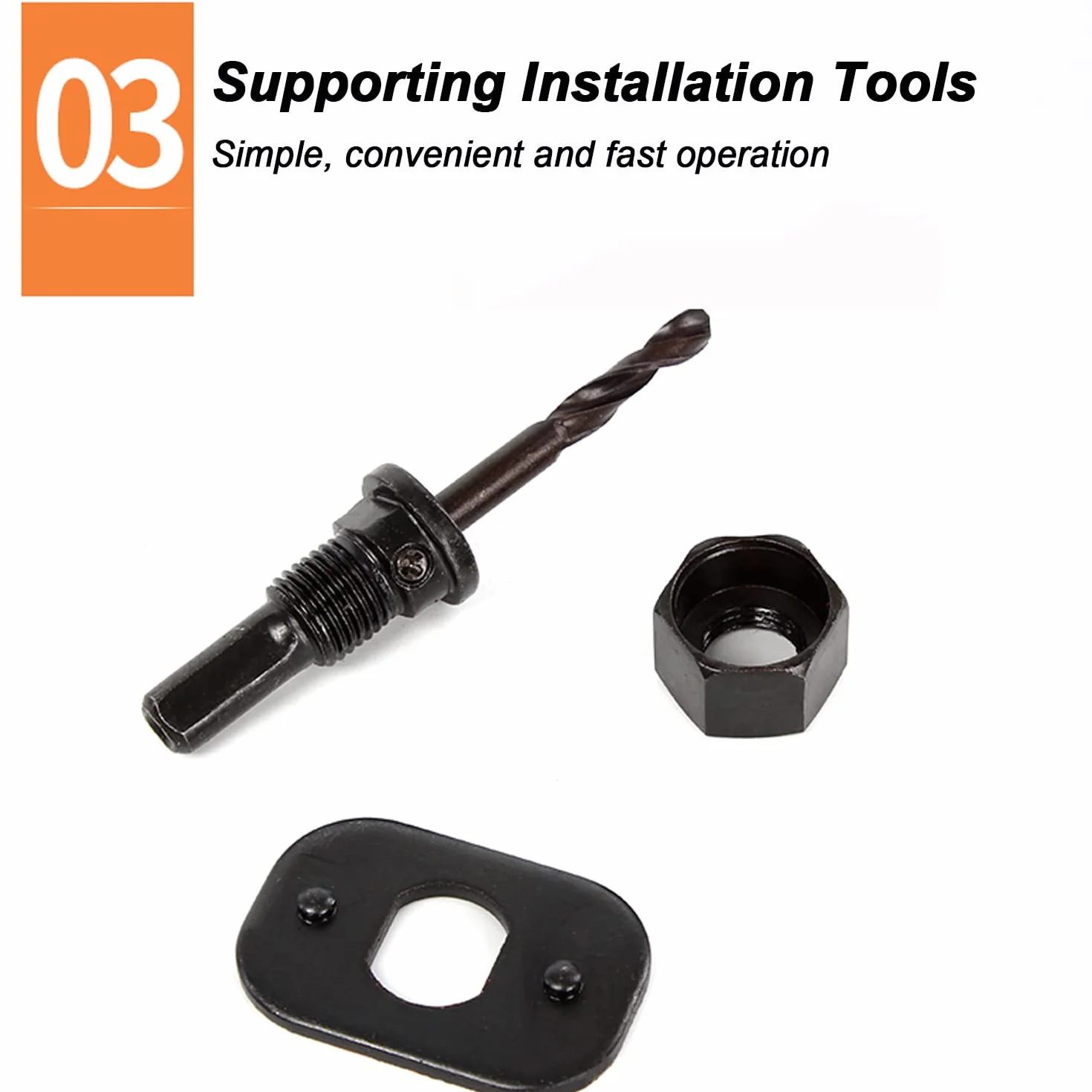 Otwornica bimetaliczna, otwieracz otworów Otwornica Nadaje się do płyt gipsowo-kartonowych i cienkich płyt Otwór 10 mm,Piły otworowe(13 Piece set)