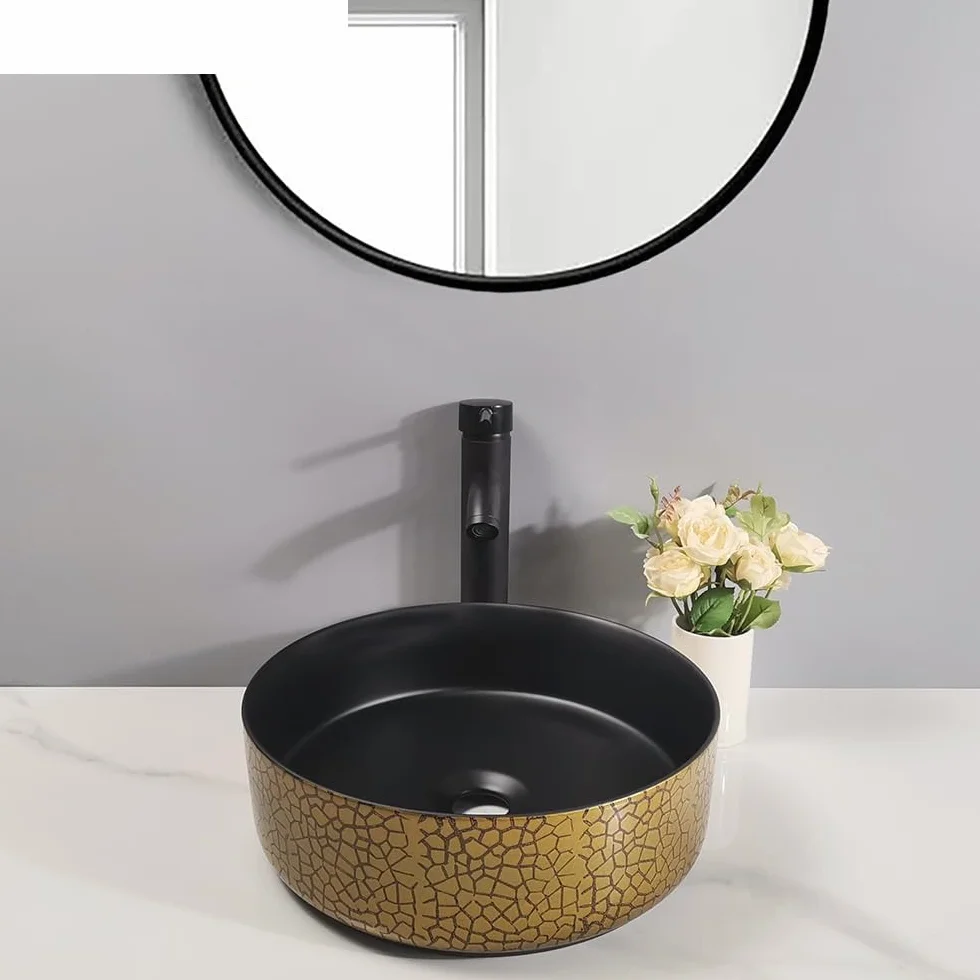 Umywalka Nablatowa Łazienkowa, Lampa Łazienkowa, Luksusowa Umywalka Ceramiczna, Hotelowa Umywalka Ceramiczna, Domowa Umywalka Ceramiczna Nablatowa, Umywalki Łaz