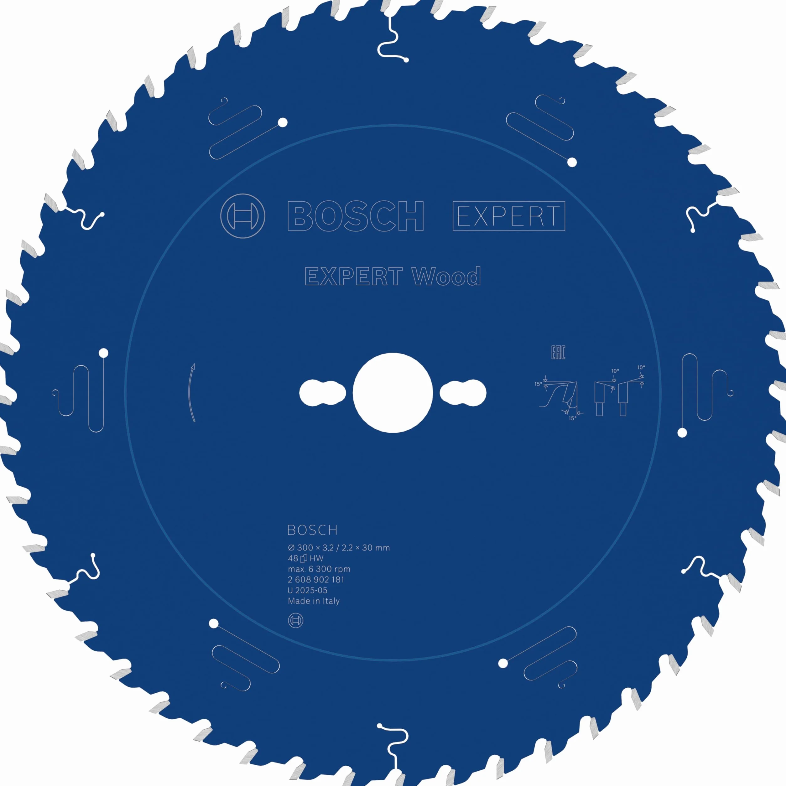 Bosch 1x Tarcza pilarska EXPERT Wood (do Miękkie drewno, Ø mm, Professional Akcesoria Przewodowa stołowa pilarka tarczowa)