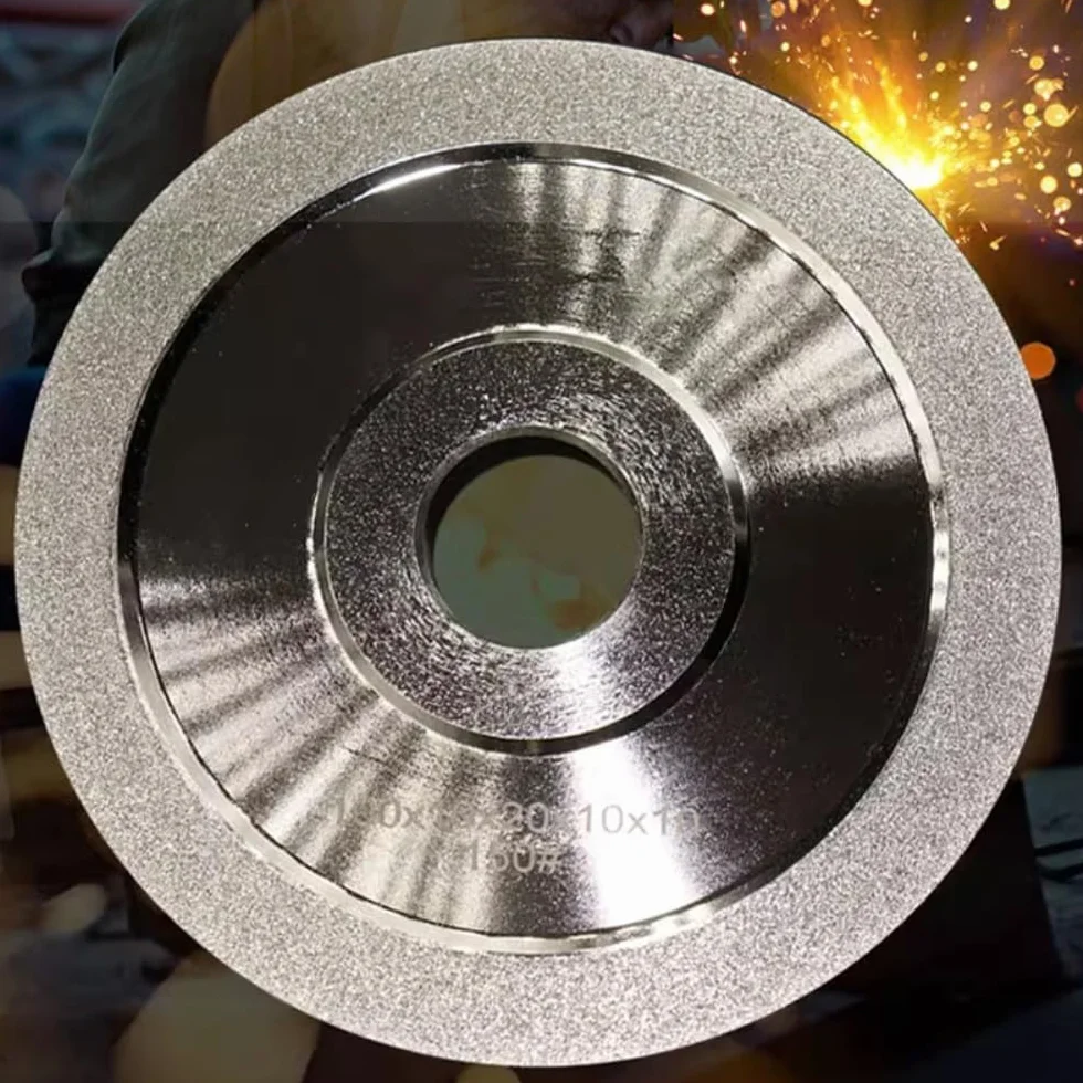 Ściernica diamentowa ze stopu szlifowanie ceramiczna stal wolframowa CBN frez rzeźba szlifierka do noży 125 * 16 * 12.7(125Dx12.7mm hole,400)