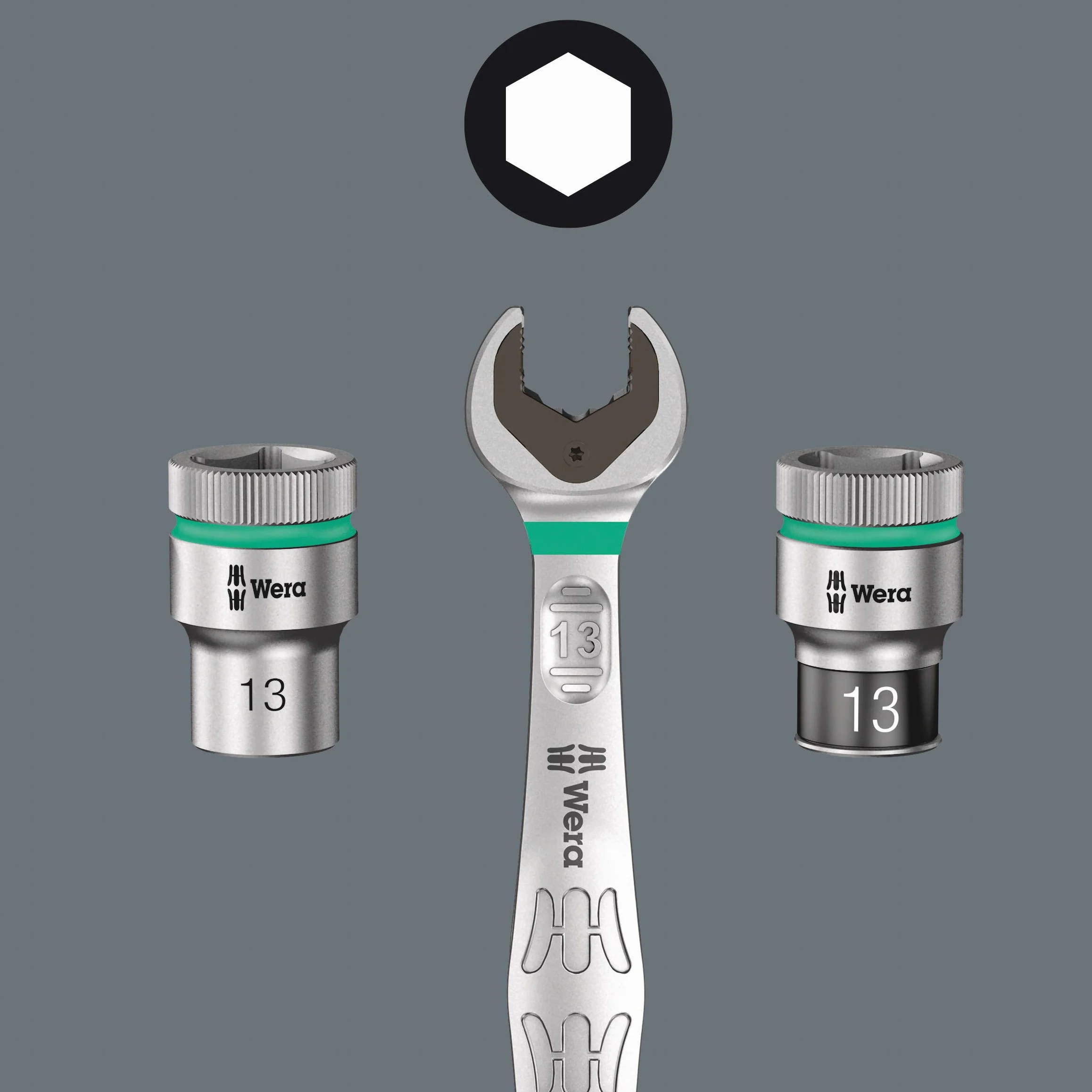 Wera Zyklop Speed 8100 SA 6 05004016001, klucze nasadowe z grzechotką, metryczne 1/4”, zestaw 28-częściowy