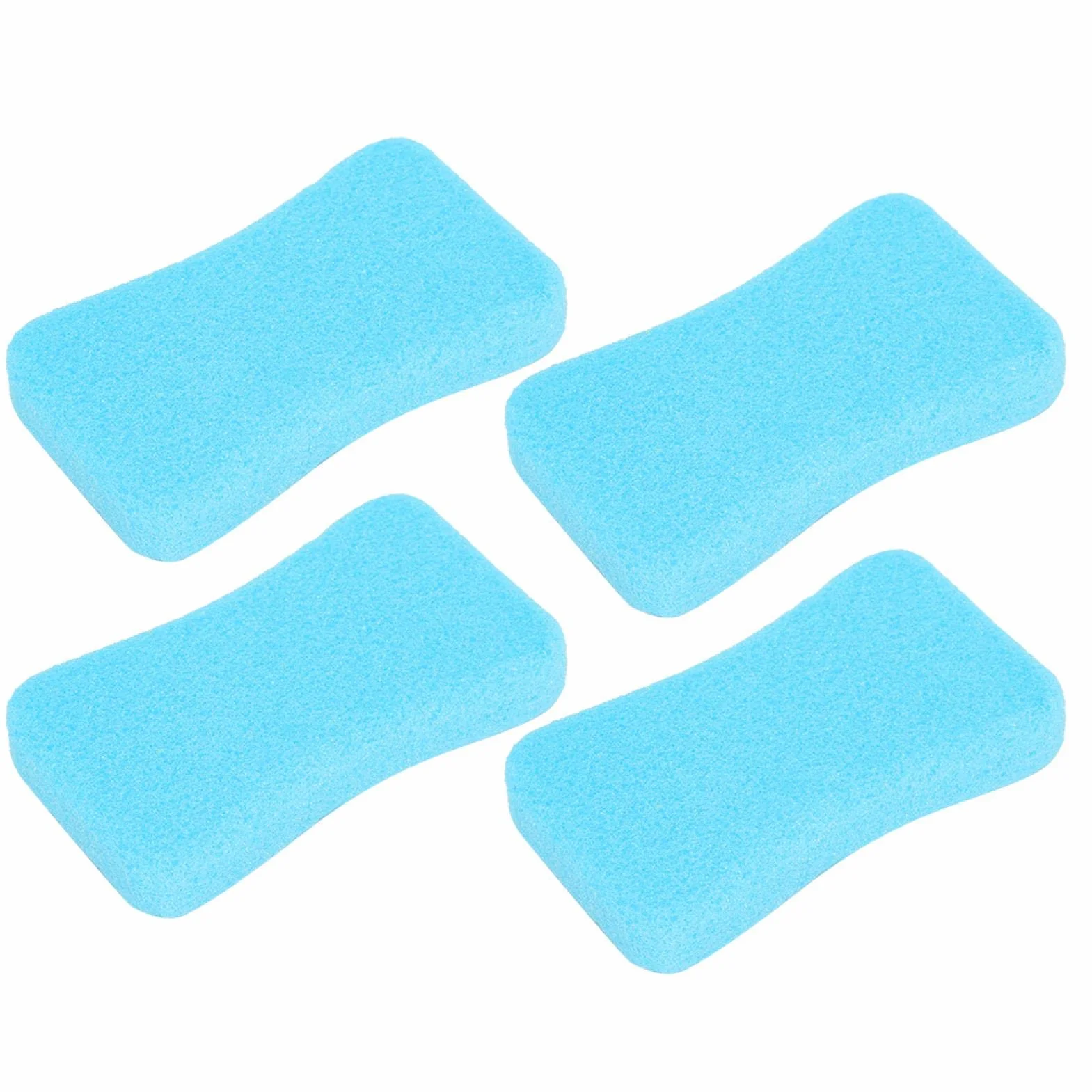 Pumeks do stóp 4 sztuki Peeling kamienia usuwanie kalusa twardej skóry Pedicure Scrubber niebieski