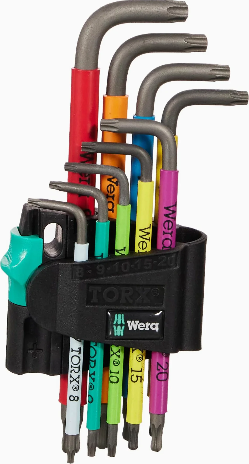 WERA 967 SPKL / 9 TORX Bo Multicolour Set of Allen Key, Blacklaser, 9 sztuk, 05024335001