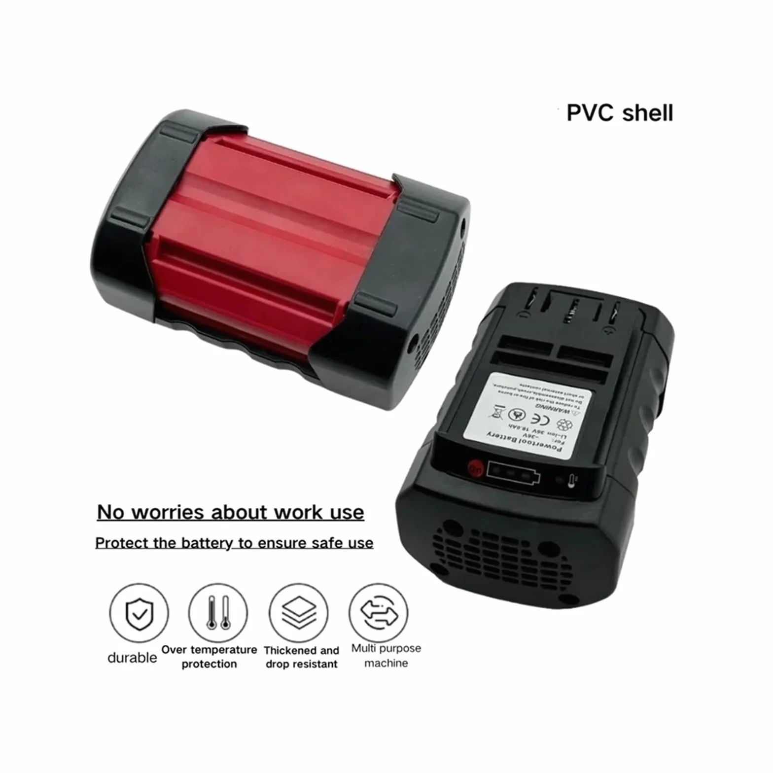 Akumulator litowo-jonowy 36 V 18000 mAh kompatybilny z elektronarzędziami Bosch BAT4030 BAT4040 BAT4050 BTA4060(1pcs-18000mah)