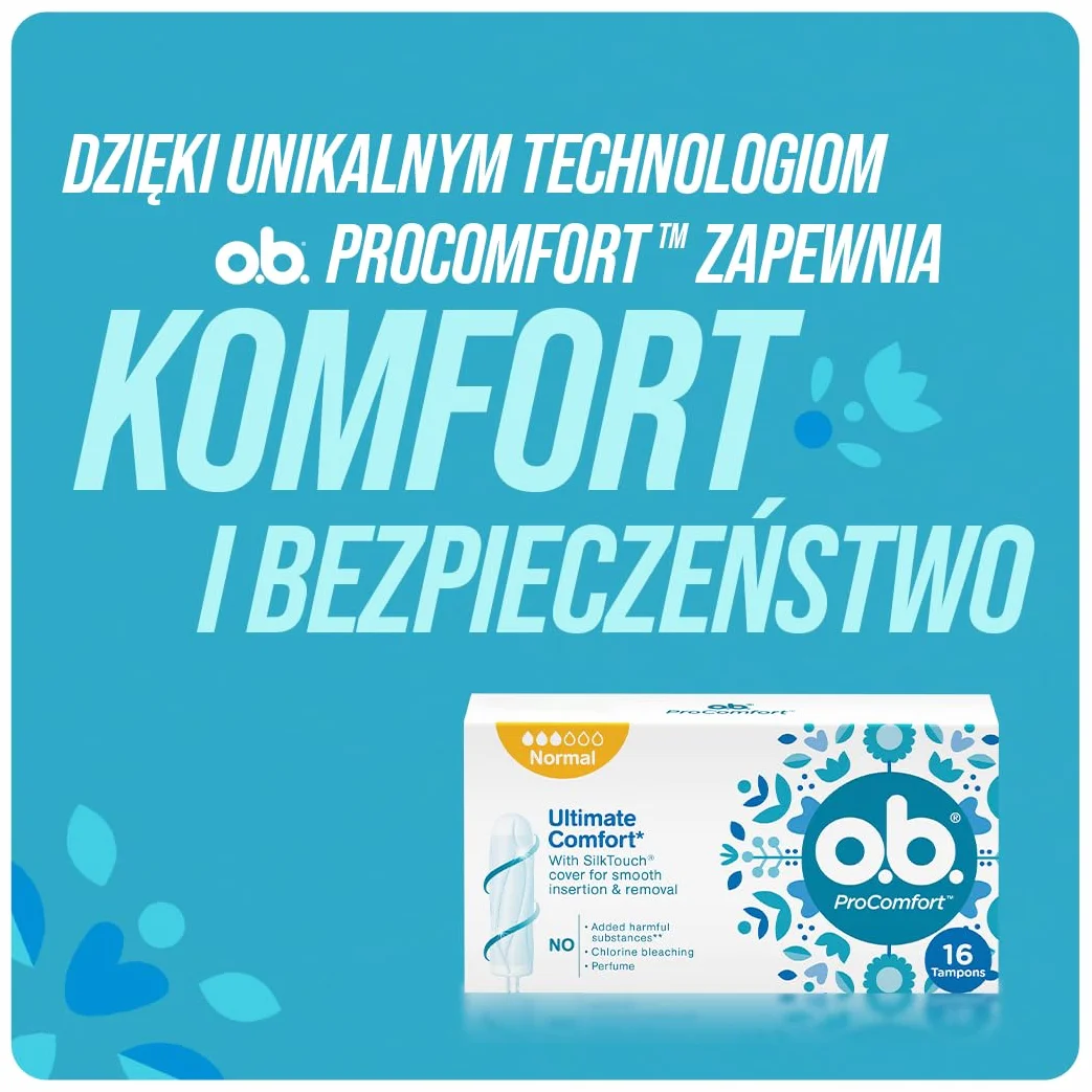 O.B. Ultiem Comfort Tampony, 54 szt.